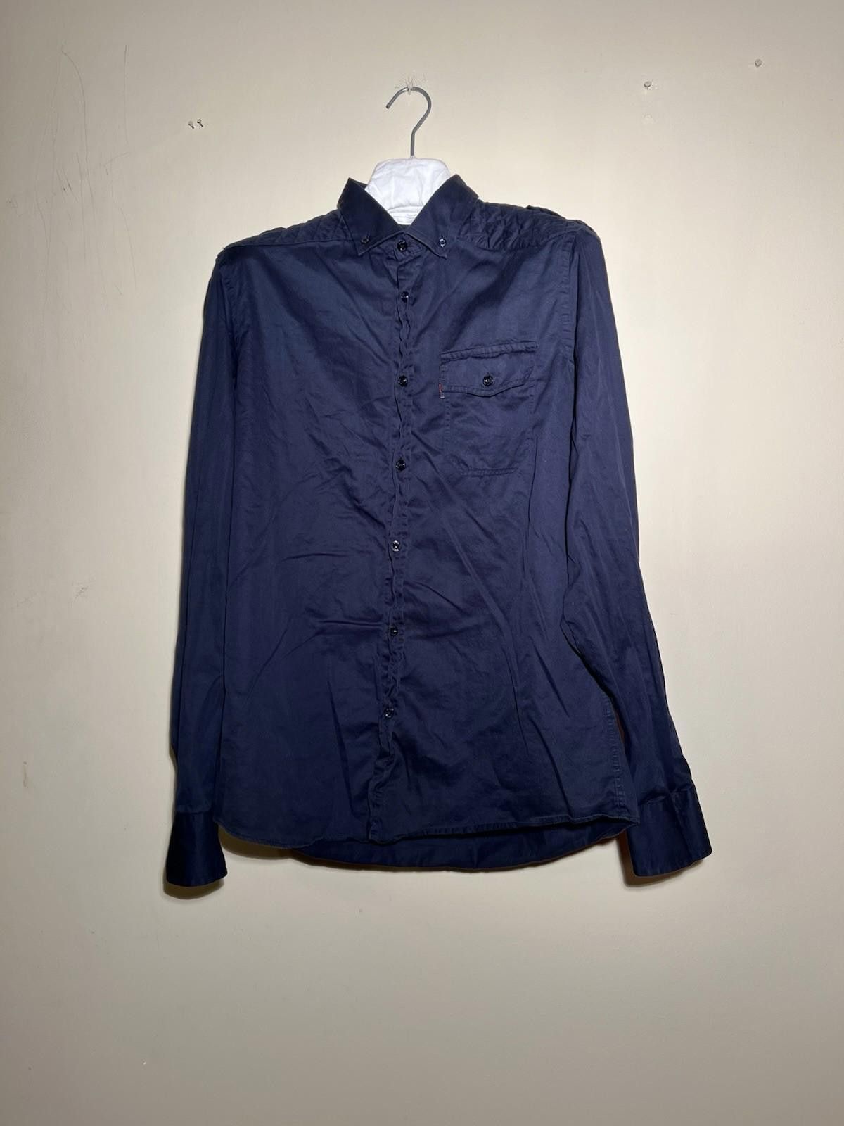 Gucci Pre-Owned Gucci Button Up Long Sleeve Shirt Cotton 41/16 Size US M / EU 48-50 / 2 - 4 Thumbnail