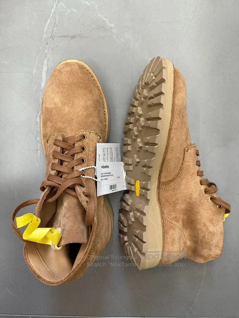 Visvim VISVIM 23SS Brigadier Boots in LT.BROWN. Size US 12 / EU 45 - 1 Thumbnail
