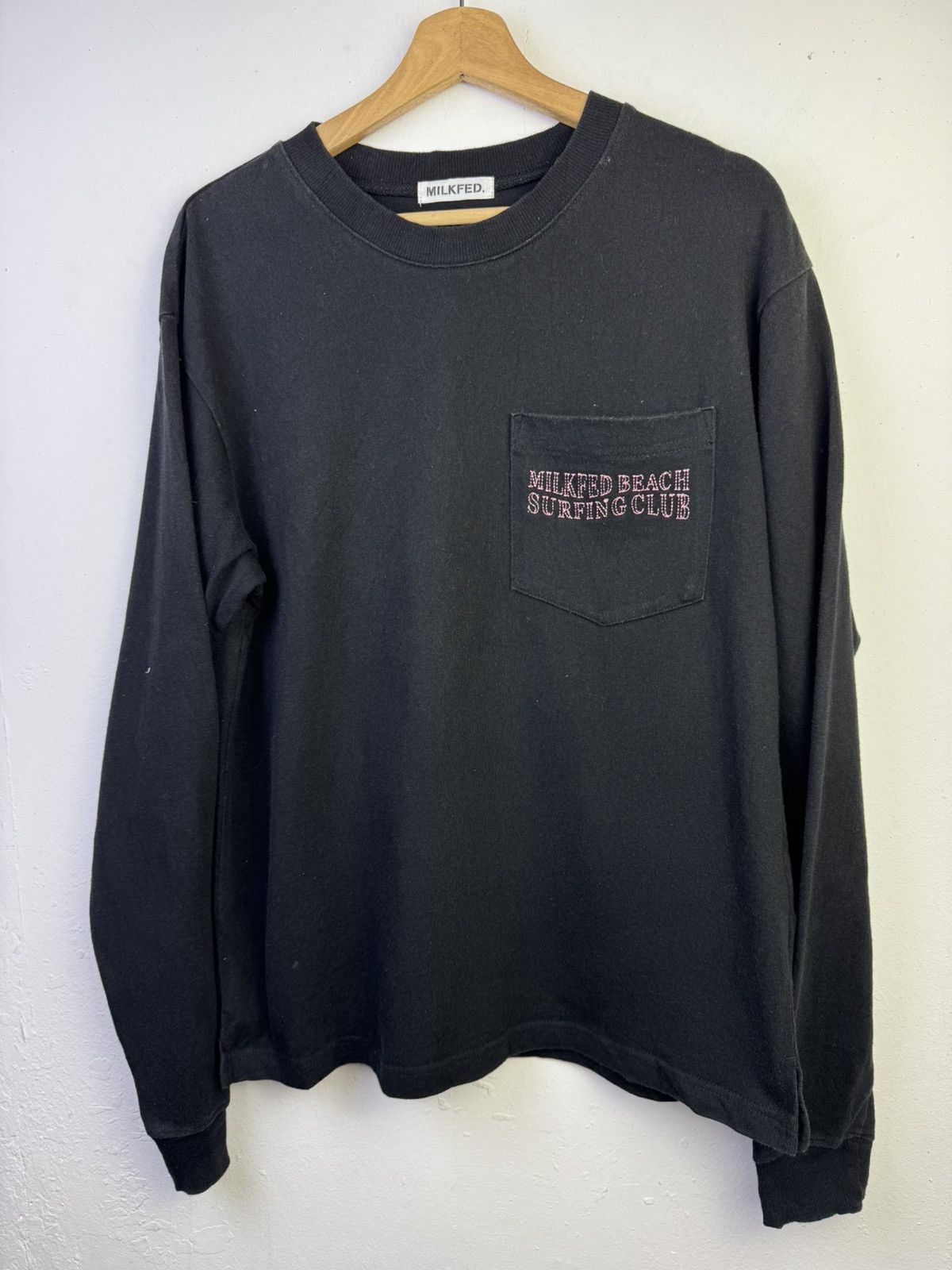 Japanese Brand MILKFED BEACH SURFING CLUB" embroidered longsleeve tshirt Size US L / EU 52-54 / 3 - 3 Thumbnail