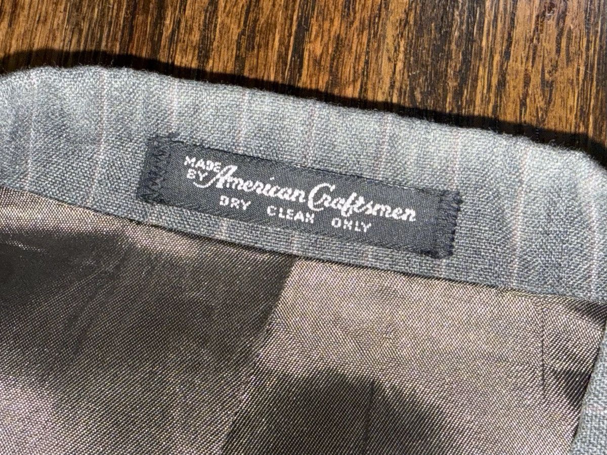 Ralph Lauren American Gentlemen Tailored 2pc Suit Jacket & Pant Set 44L Size 44L - 3 Thumbnail