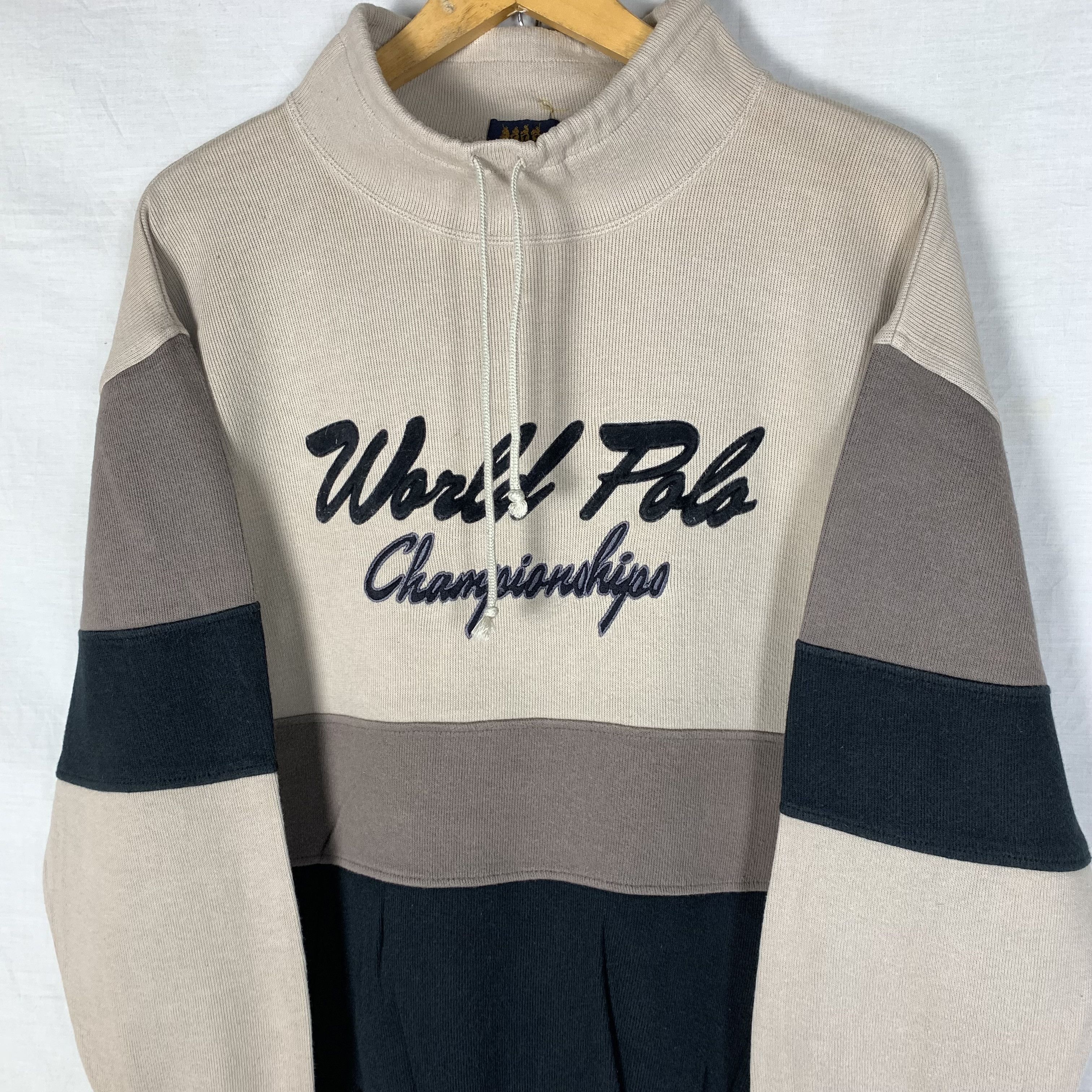 Vintage Vintage World Polo Championships Sweatshirt Crewneck Size US M / EU 48-50 / 2 - 2 Thumbnail