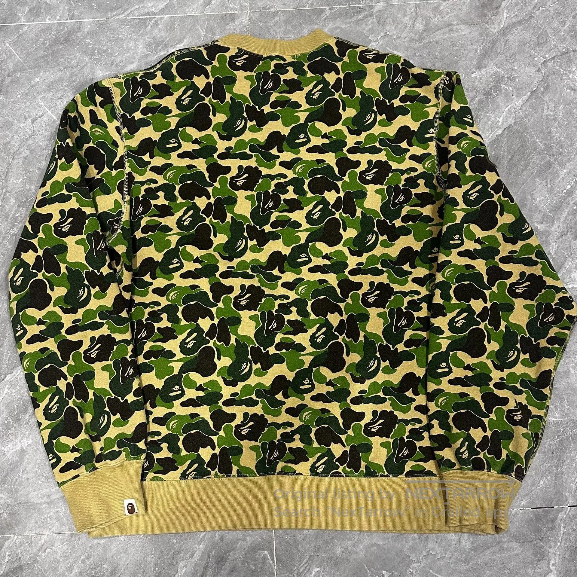 Bape Bape Camouflage Crewneck Sweatshirt. Size US XXL / EU 58 / 5 - 2 Thumbnail