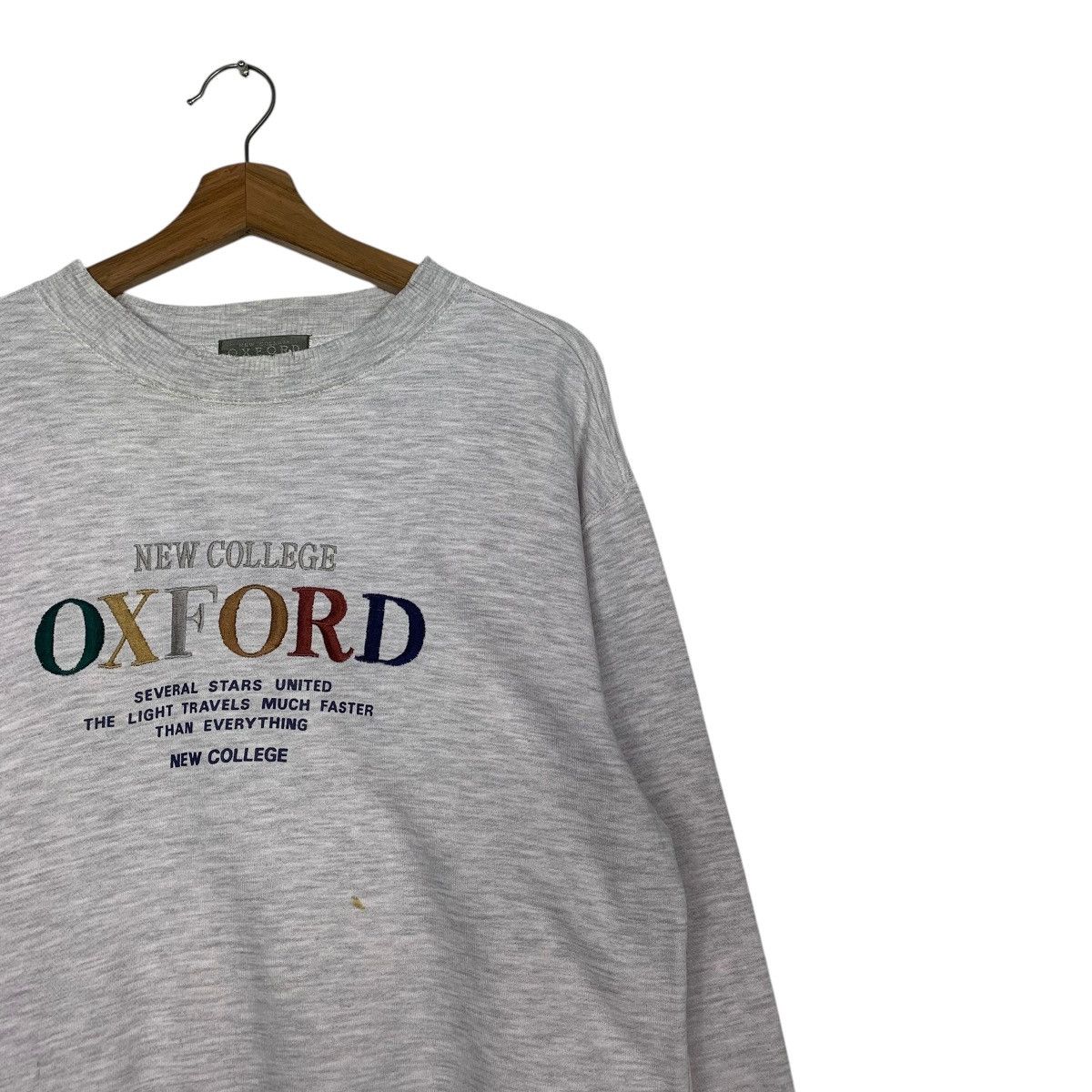 Vintage Vintage New Collège Oxford Crewneck Sweatshirt Size US M / EU 48-50 / 2 - 5 Thumbnail