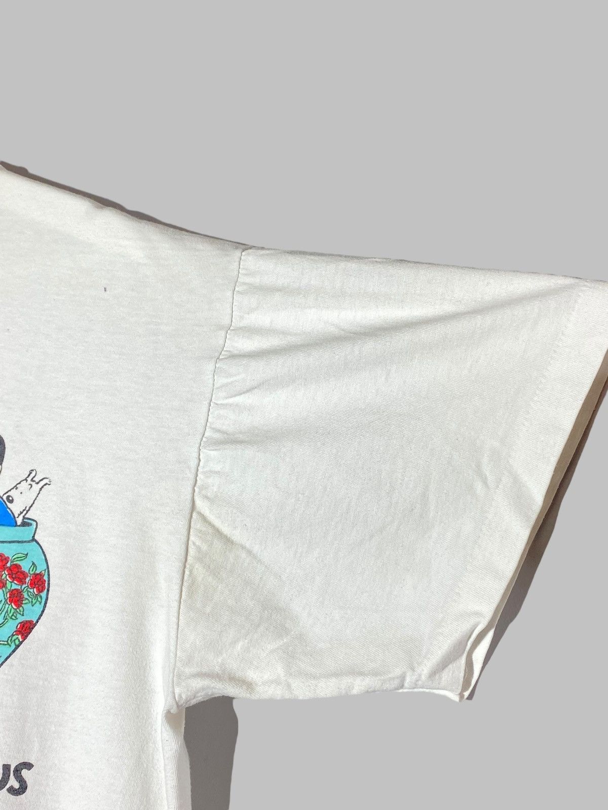 Cartoon Network 🔥 TINTIN BLUE LOTUS TEE VINTAGE 90S DRAGON CHINA VIBE Size US M / EU 48-50 / 2 - 9 Thumbnail