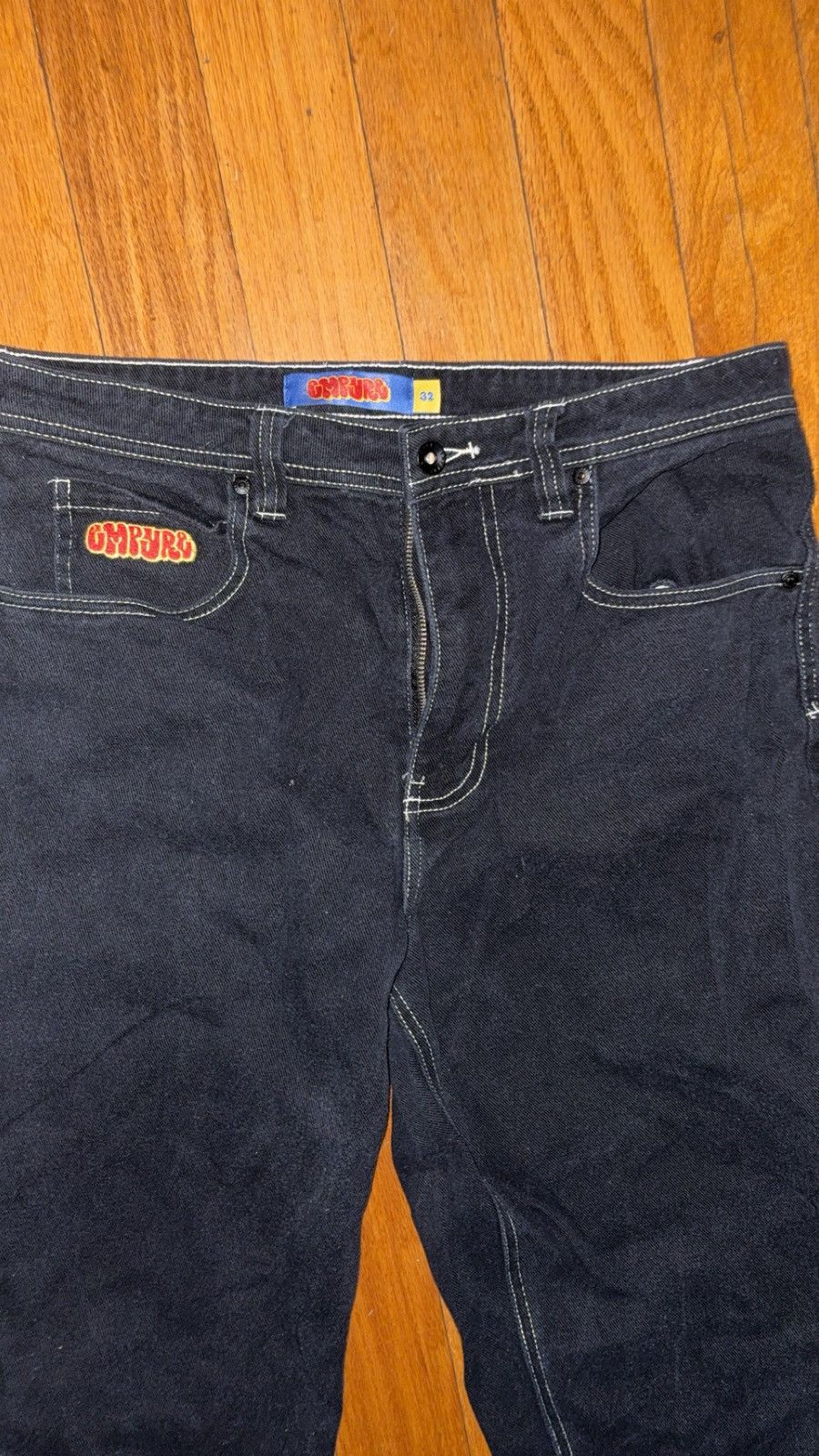 Empyre Empyre Black Demin Jeans Size US 32 / EU 48 - 3 Thumbnail