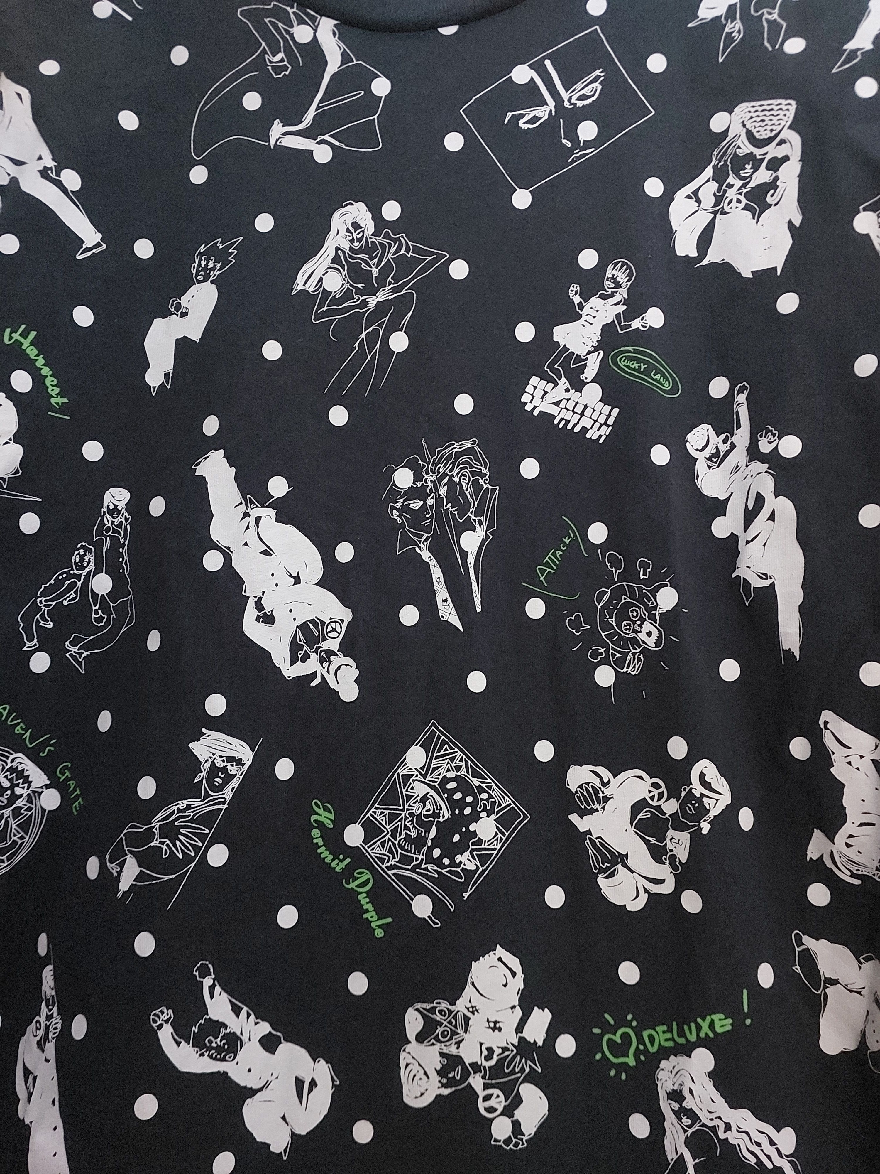 Anime JOJO'S BIZARRE ADVENTURE ANIME EXHIBITION TEE Size US S / EU 44-46 / 1 - 11 Thumbnail