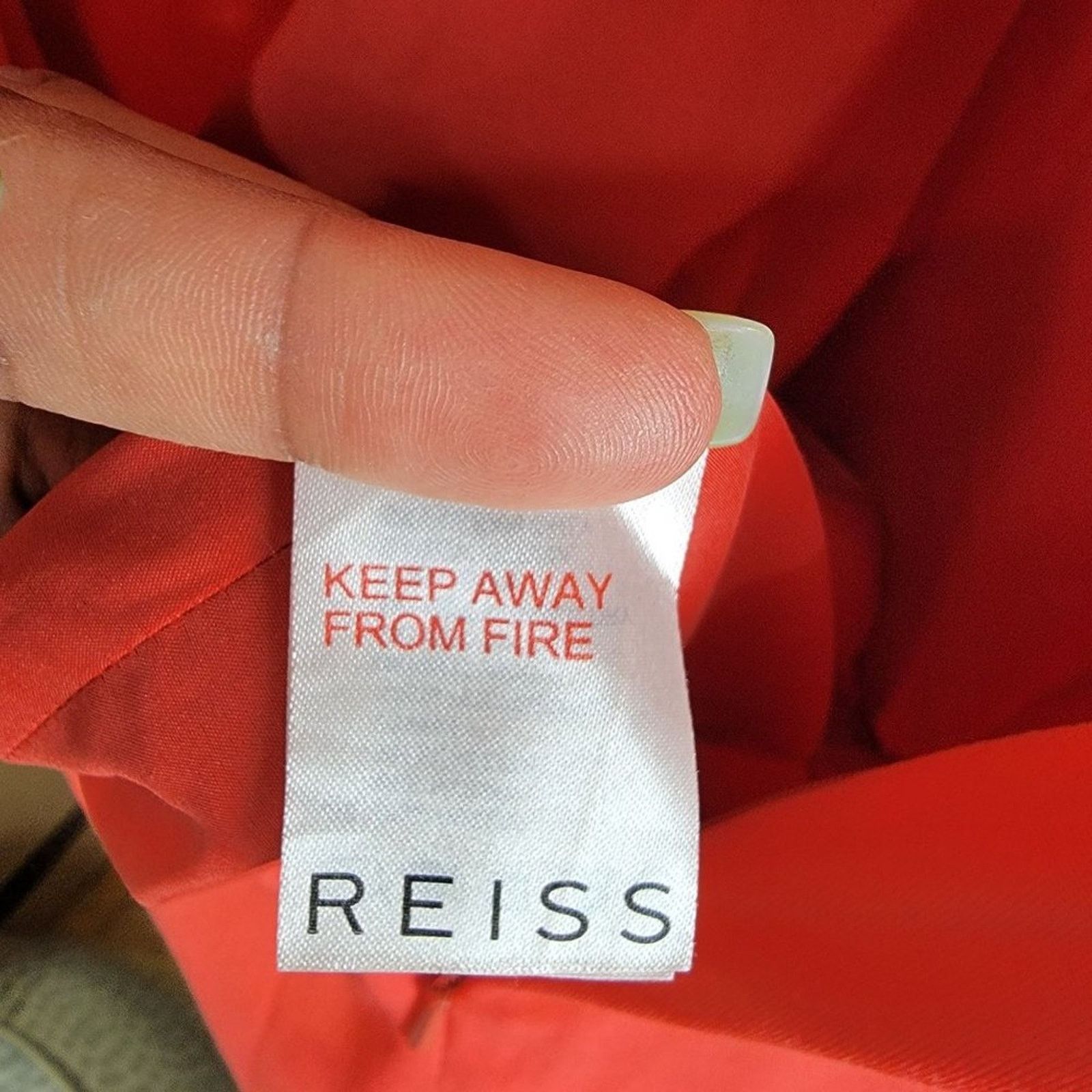 Reiss Reiss Aderyn Coral Deep V-Neck Sheath Dress size 0 Size XS / US 0-2 / IT 36-38 - 8 Thumbnail