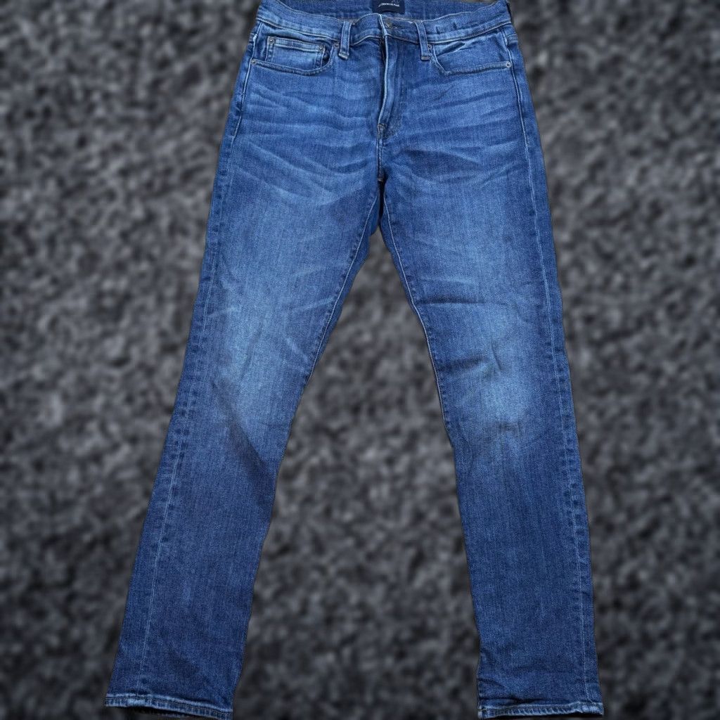 J.Crew J.CREW Jeans Japanese Denim Mens 30x32 Blue Straight Leg Kurabo Denim Straight Jeans Mens 30 Blue 32 Inseam Mens Regular Organic Kurabo Size US 30 / EU 46 - 1 Thumbnail