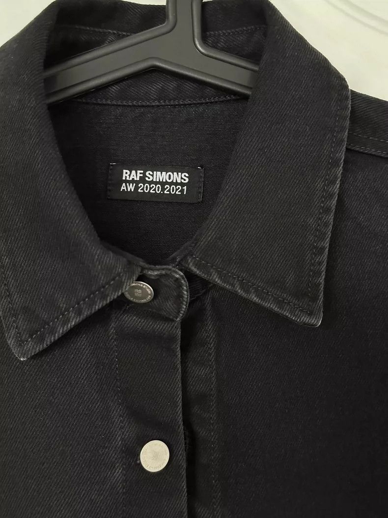 Raf Simons Raf Simons Black logo denim jacket leather label Size US M / EU 48-50 / 2 - 4 Thumbnail