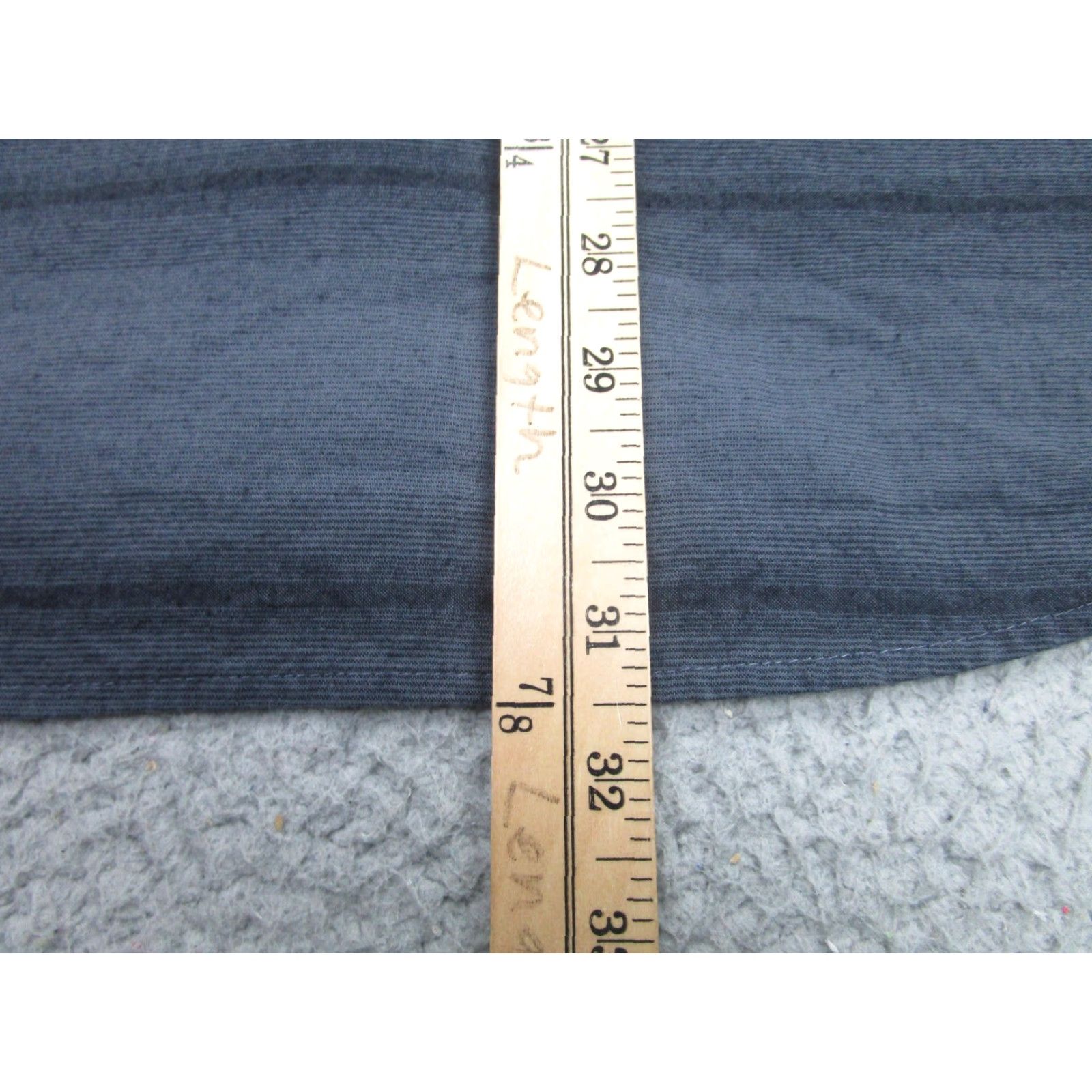 TravisMathew Travis Mathew Shirt Mens Large Gray Tonal Stripe Button Down Long Sleeve Stretch Size US L / EU 52-54 / 3 - 7 Thumbnail