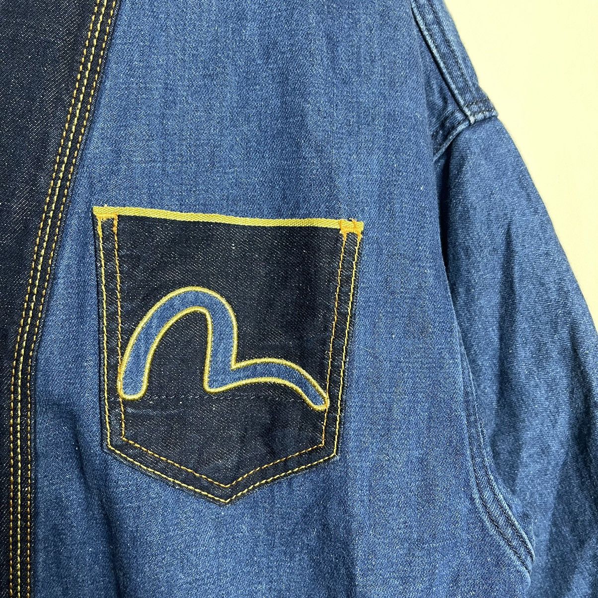 Evisu Evisu Discharged Daicock Insert Selvedge Denim Kimono Size US M / EU 48-50 / 2 - 5 Thumbnail