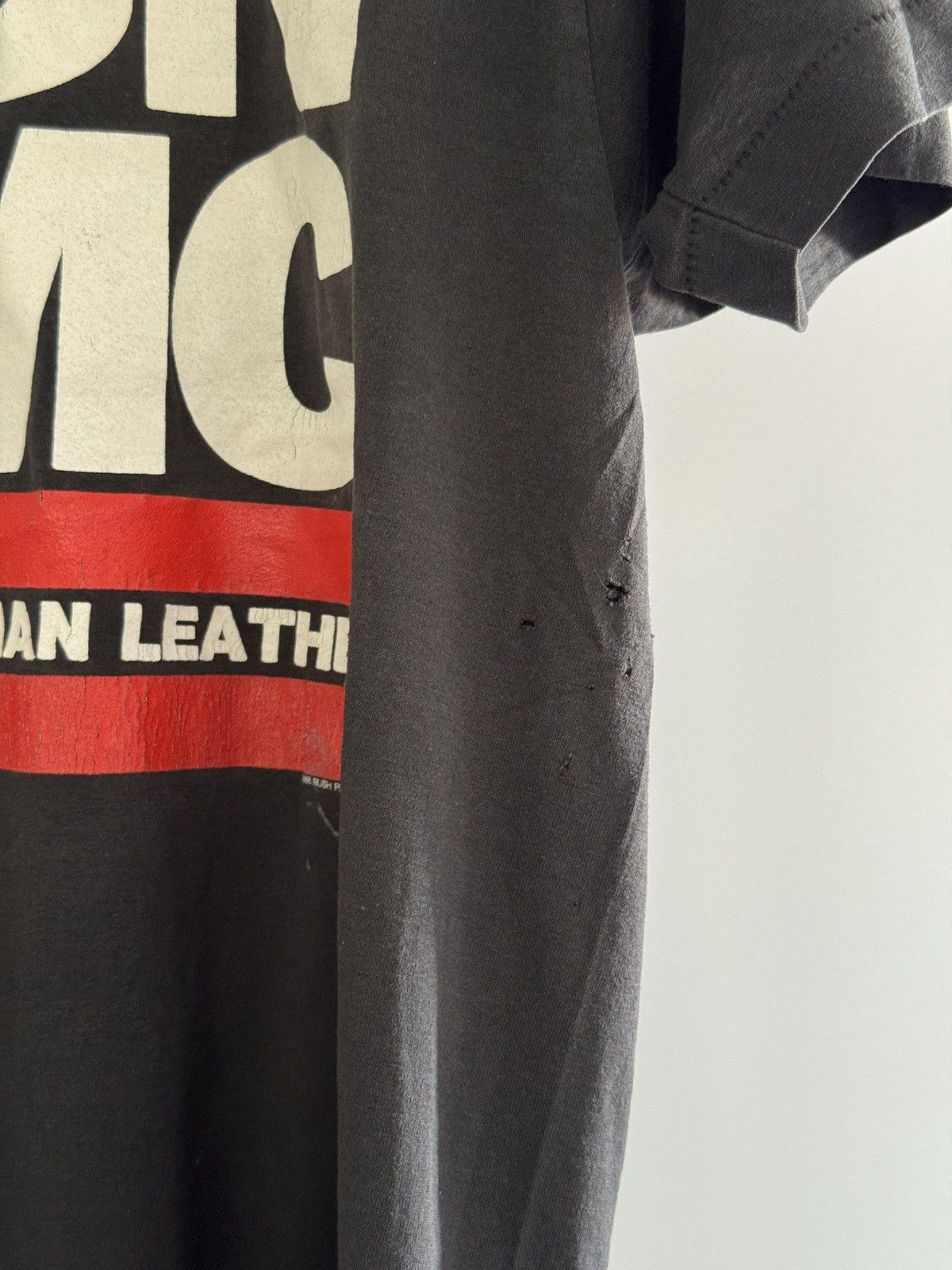 RUN DMC *RARE* VINTAGE 80s 1989 RUN DMC US TOUR TOUGHER THAN LEATHER Size US M / EU 48-50 / 2 - 2 Thumbnail