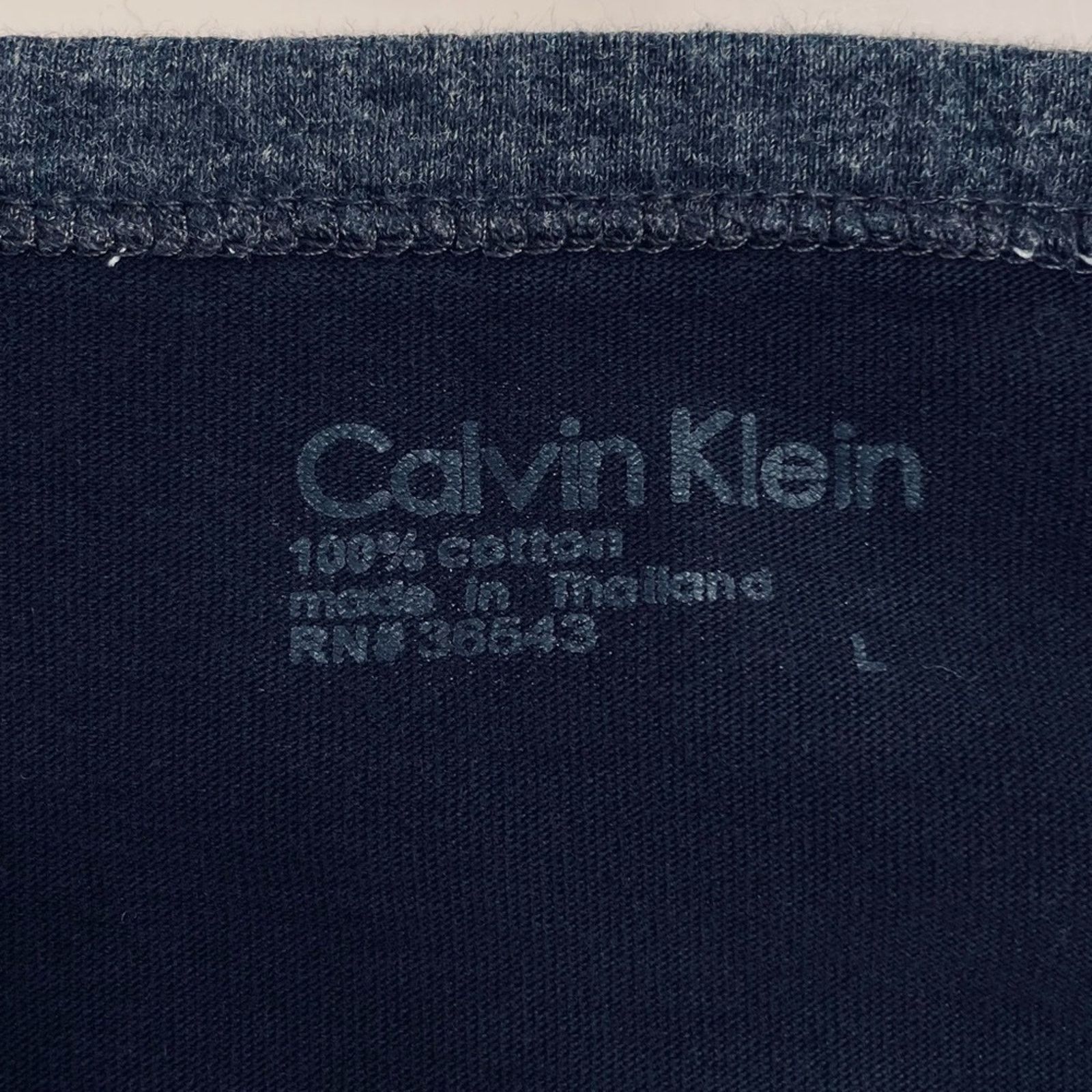 Calvin Klein Calvin Klein Logo Tee L Size US L / EU 52-54 / 3 - 10 Thumbnail