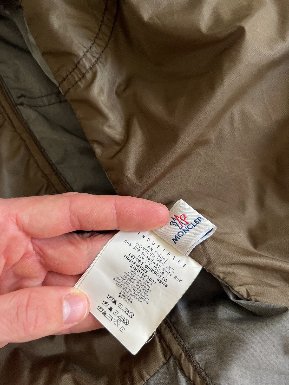 Moncler Moncler Lefort Garment Washed Jacket Size US L / EU 52-54 / 3 - 15 Thumbnail