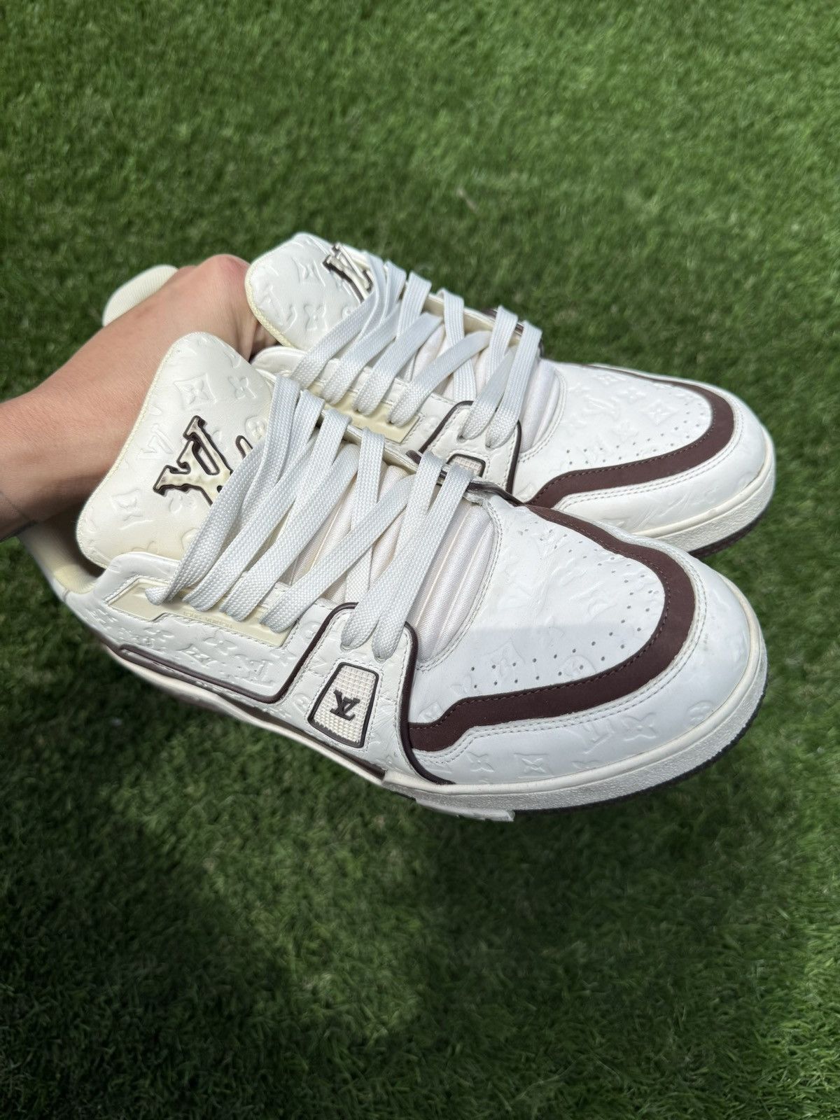 Louis Vuitton × Tyler The Creator Louis Vuitton X Tyler the Creator LV Trainer Size US 8 / EU 41 - 8 Thumbnail
