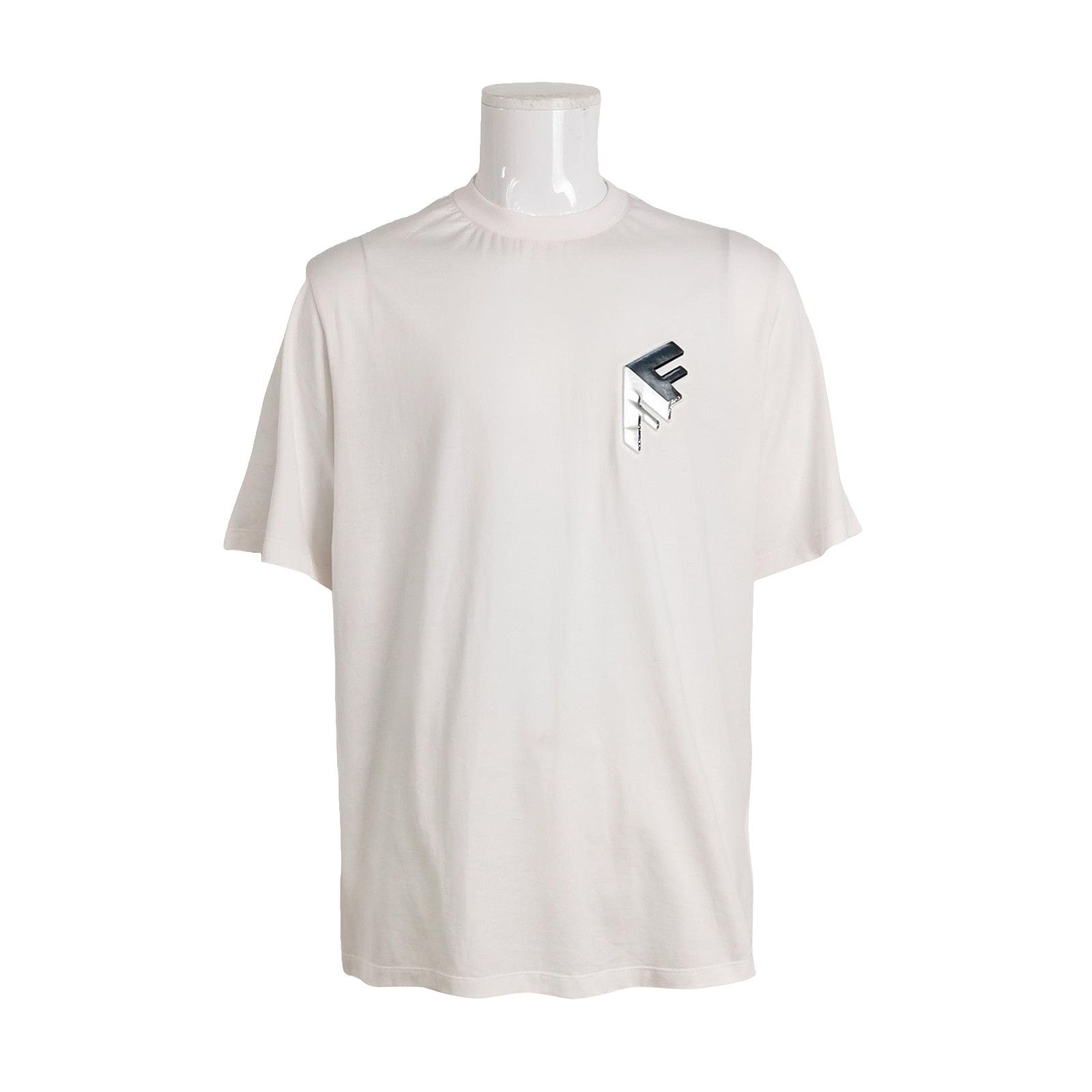 Fendi Fendi Chrome Logo Graphic T-Shirt Size L Size US L / EU 52-54 / 3 - 1 Thumbnail