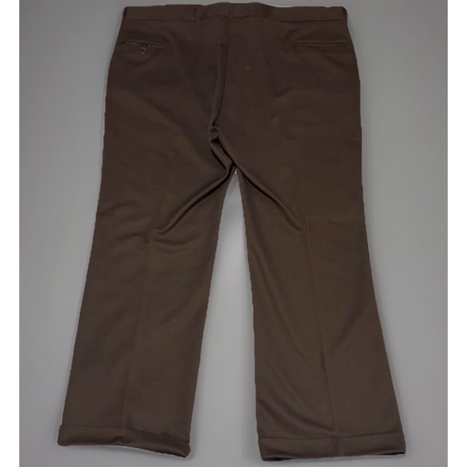 Haggar VINTAGE Haggar Relaxables Pants Mens Brown Gray Plaid Straight 70s Dress Pants Flat Front 30in Inseam Pockets Front Pockets Relaxed Regular Size 44 Size US 44 / EU 60 - 2 Thumbnail