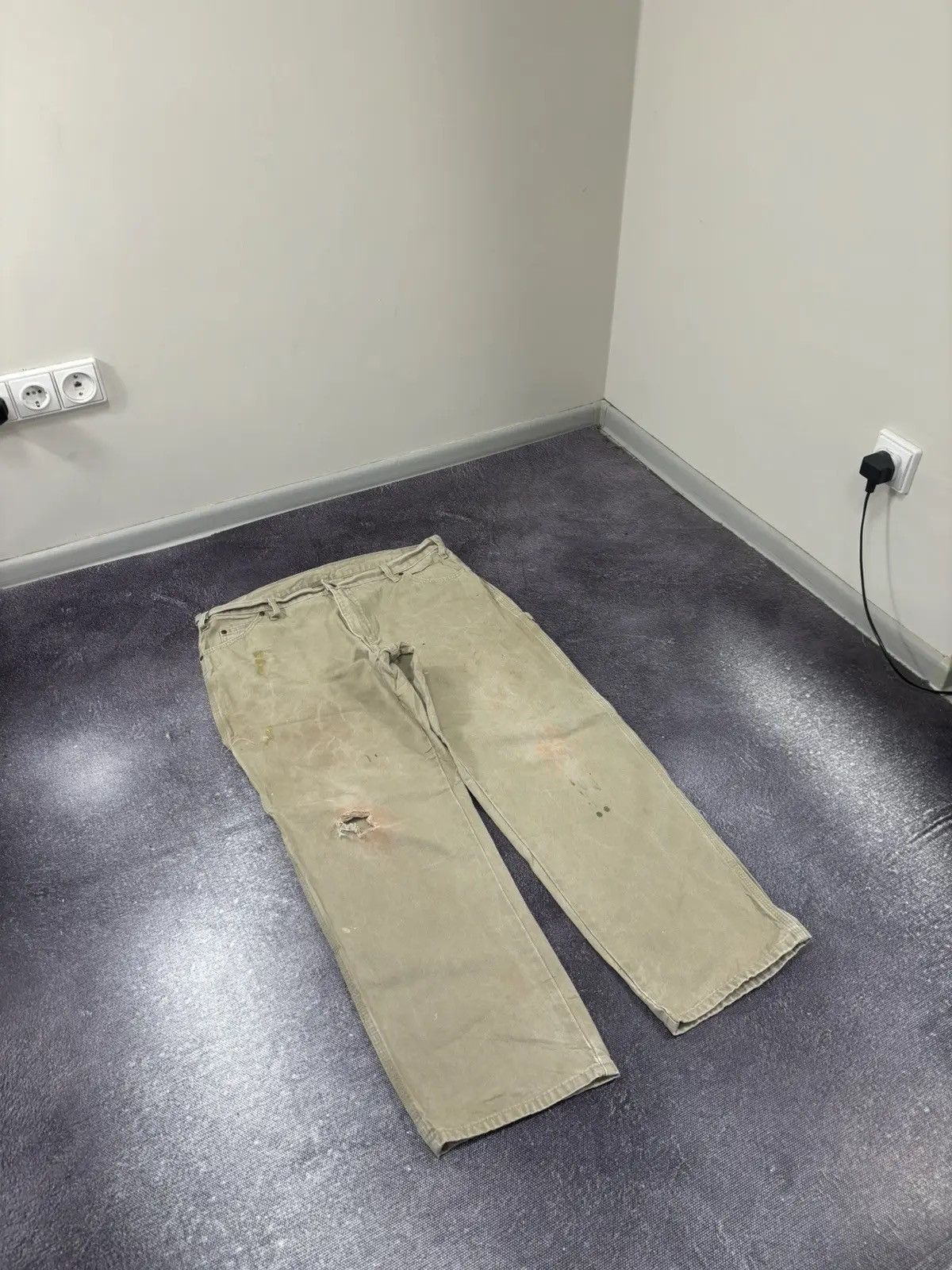 Dickies × Vintage Vintage Dickies American Workwear Hype Baggy Pants Jeans Size US 38 / EU 54 - 6 Thumbnail