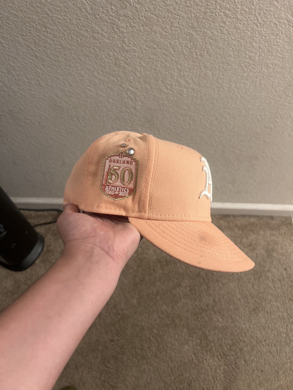 Lids Pink A’s Fitted 7 1/4 Size ONE SIZE - 3 Thumbnail