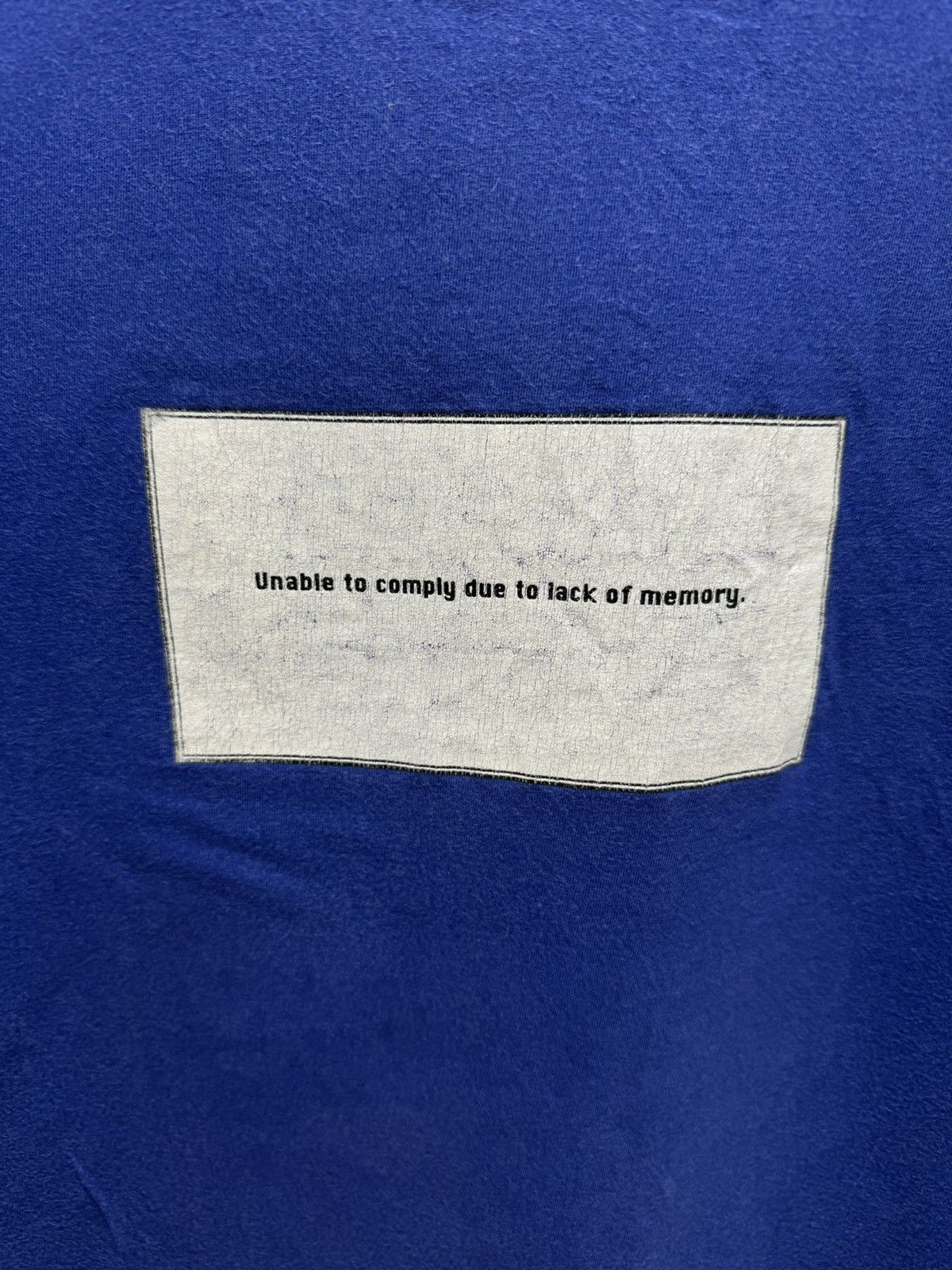 Microsoft Unable to comply memory microsoft vintage t-shirt L-Xl jts Size US L / EU 52-54 / 3 - 7 Thumbnail