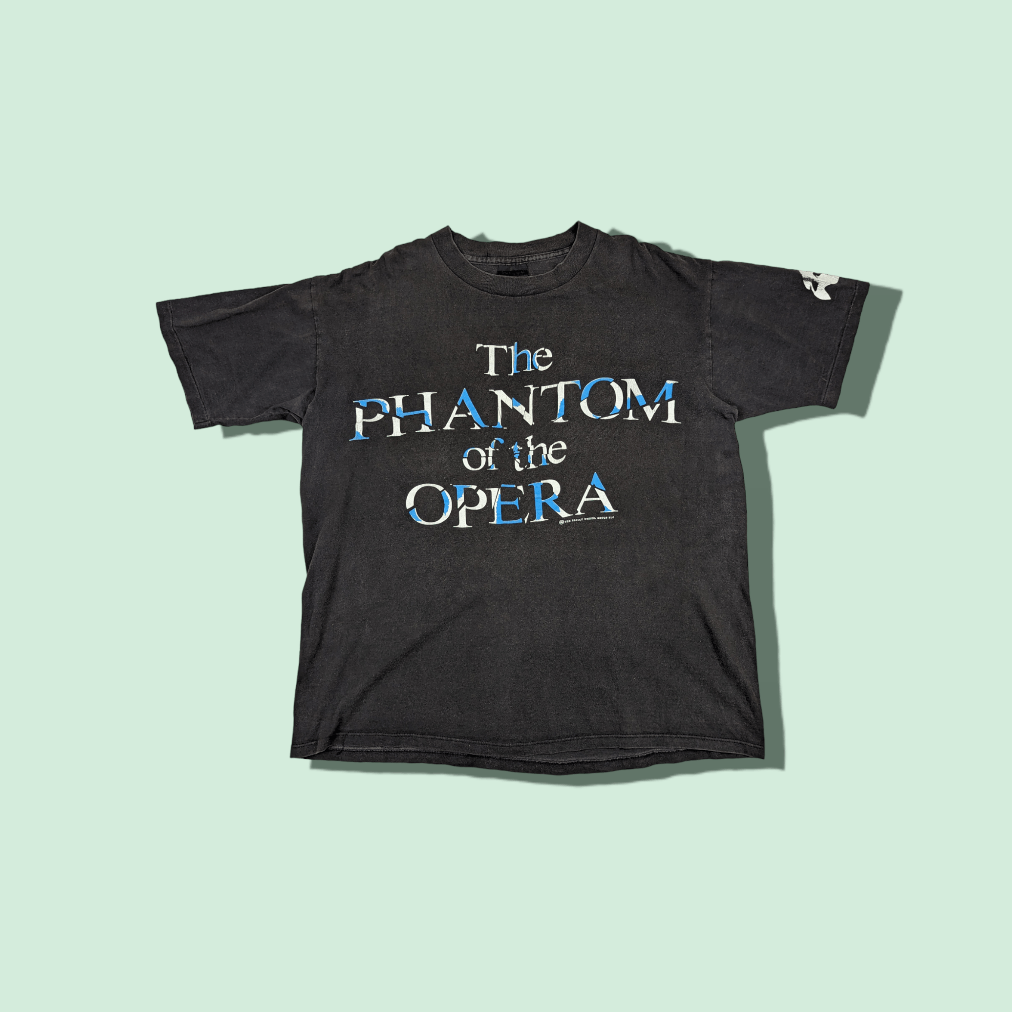 image of Grail x Movie Vintage 1986 The Phantom Of The Opera Single Stitches Tee in Black, Men's (Size XL)