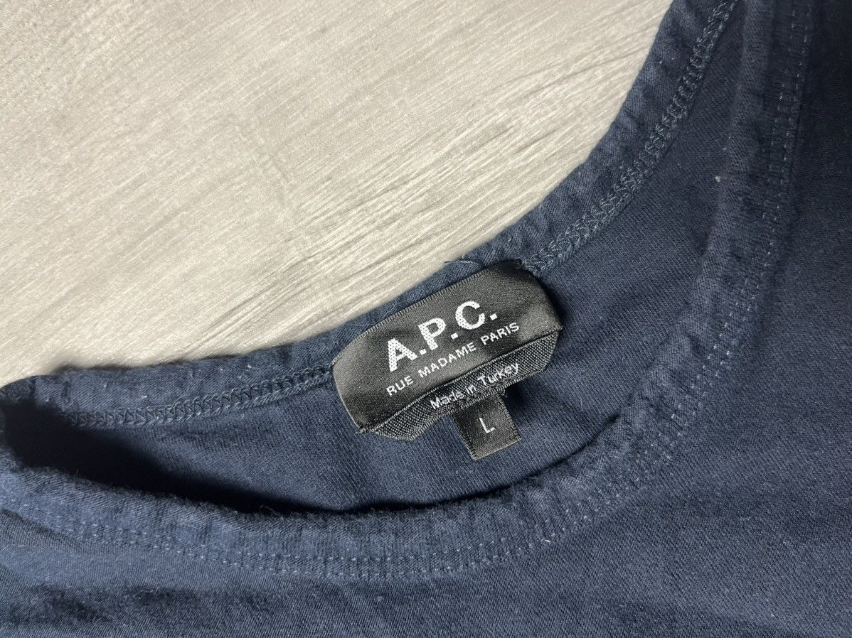A.P.C. APC Rue Madame Paris tshirt striped size Large Size US L / EU 52-54 / 3 - 4 Thumbnail