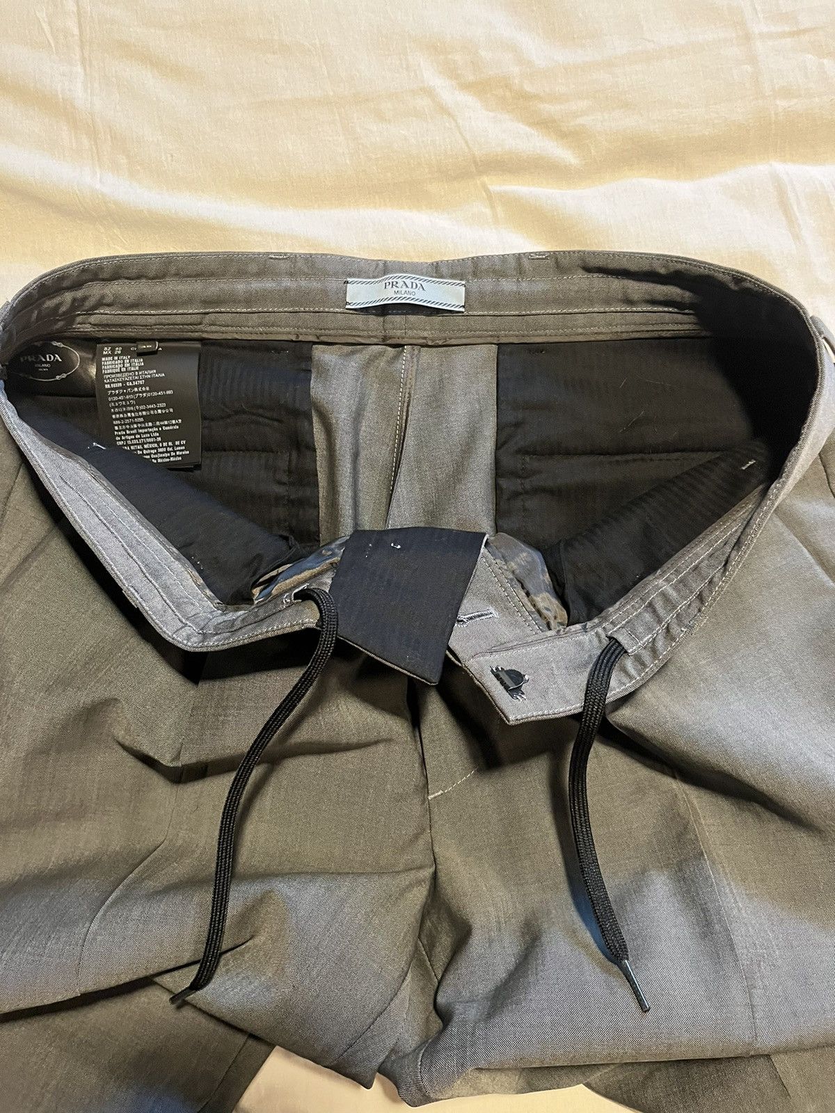 Prada Prada velcro wool trousers. Size US 31 - 7 Thumbnail