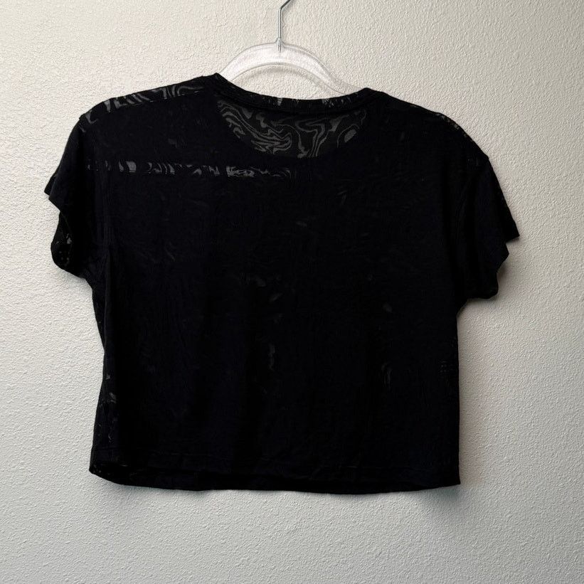 Lululemon Lululemon All Yours Cropped T-Shirt Veil Black Women Size 8 Size M / US 6-8 / IT 42-44 - 5 Thumbnail