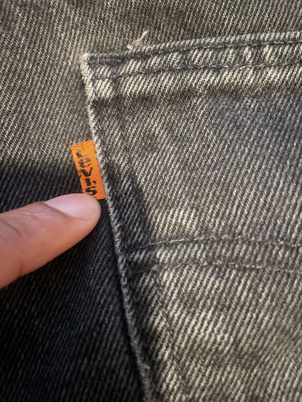 Levi's × Vintage Vintage Orange Tab Levi’s 505 33x32 Size US 33 - 3 Thumbnail