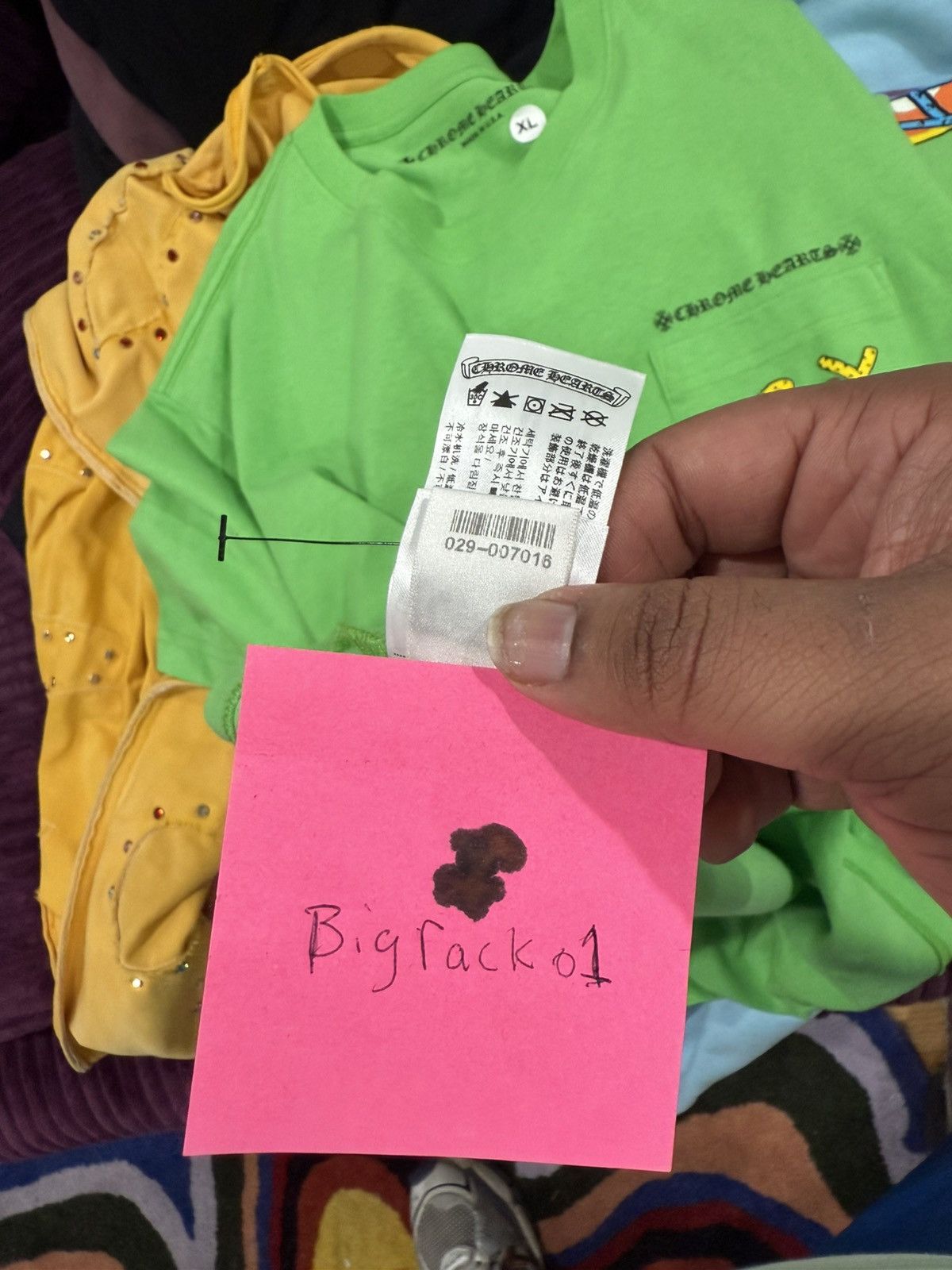 Chrome Hearts Chrome Heart Matty Boy Green SS Sex Shirt Size US XL / EU 56 / 4 - 7 Thumbnail
