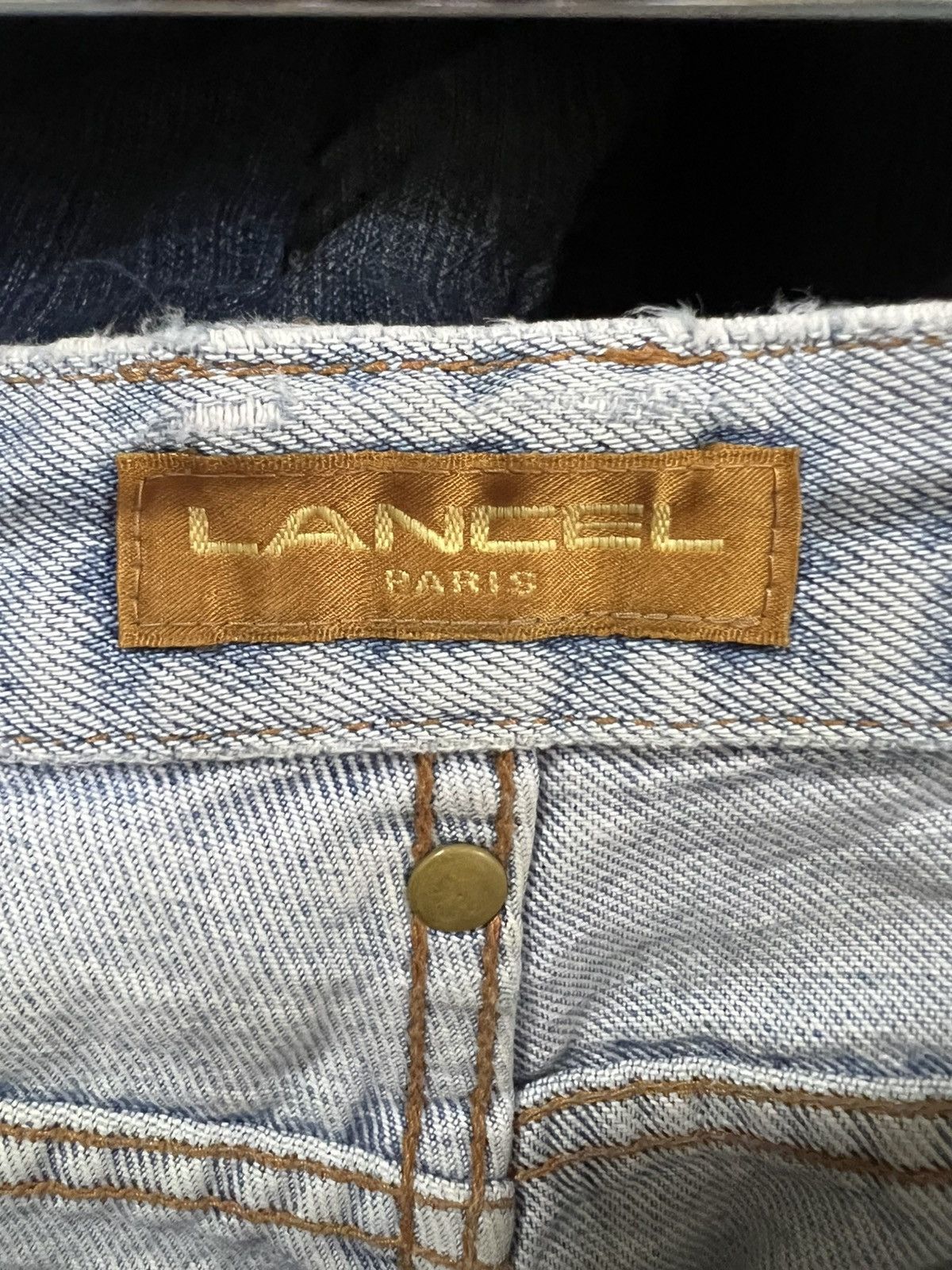 Lancel 🔥Vintage Lancel Distressed Denim Size US 28 / EU 44 - 17 Thumbnail