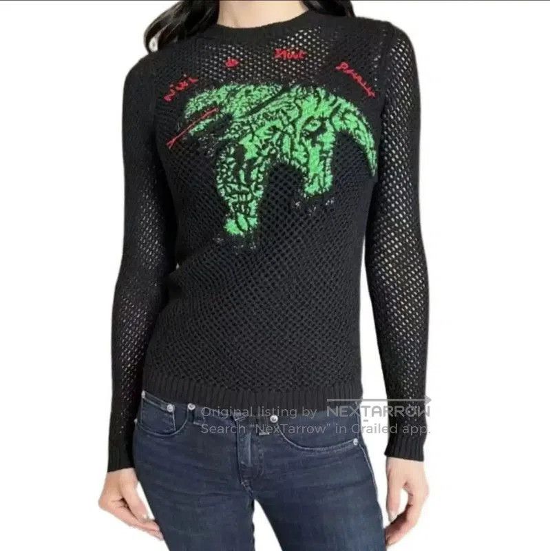 Dior Dior Black Embroidered Long Sleeve Sweater . Size XS / US 0-2 / IT 36-38 - 1 Thumbnail