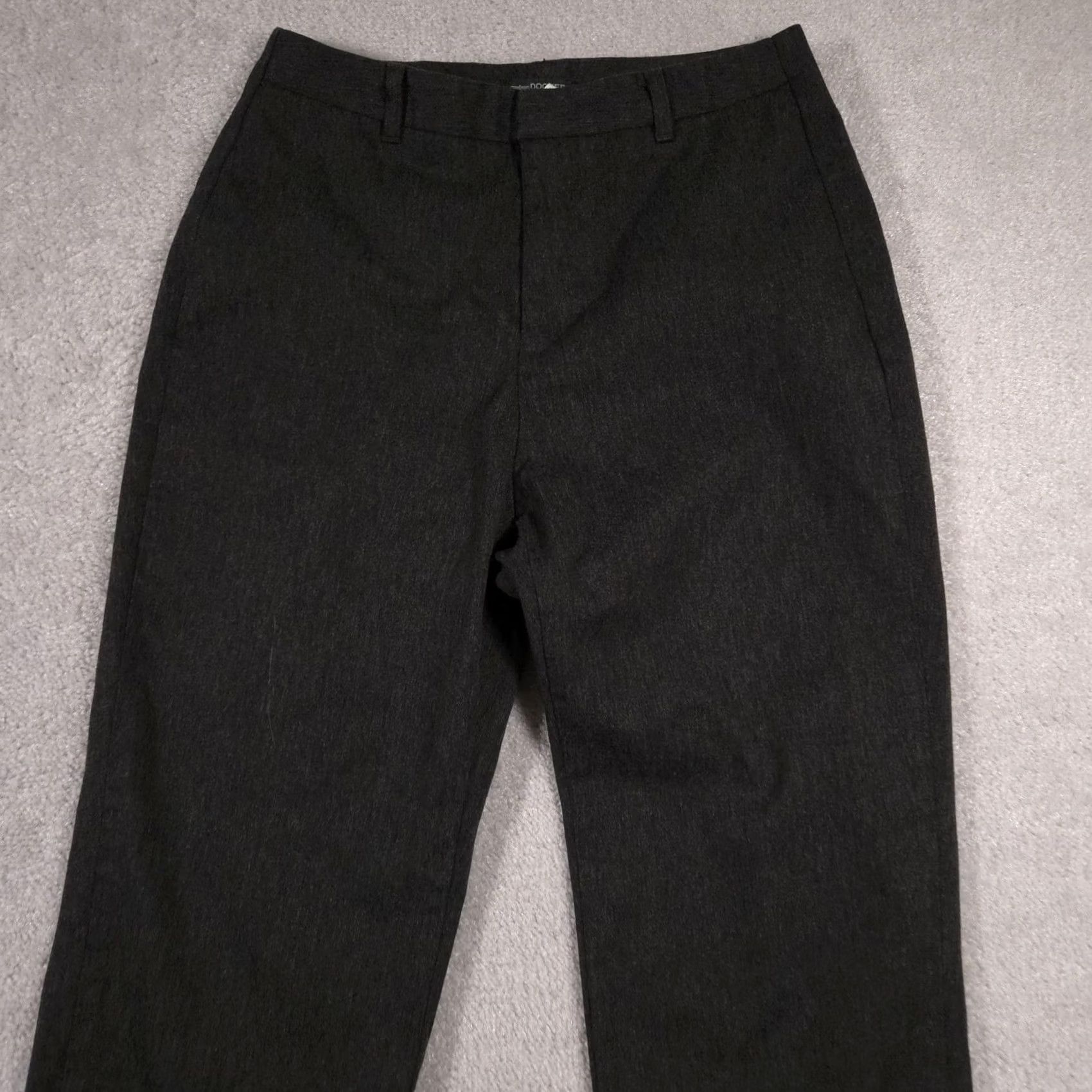 Dockers Dockers Pants Womens 6 Medium Gray Stretch Straight Dress Pants Career Recoded Cotton Blend Size 28" / US 6 / IT 42 - 3 Thumbnail