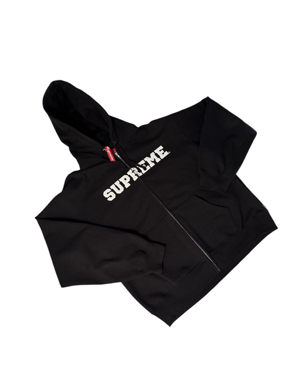 Supreme Supreme Collegiate Applique Zip Up Hooded Sweatshirt Size US L / EU 52-54 / 3 - 2 Thumbnail