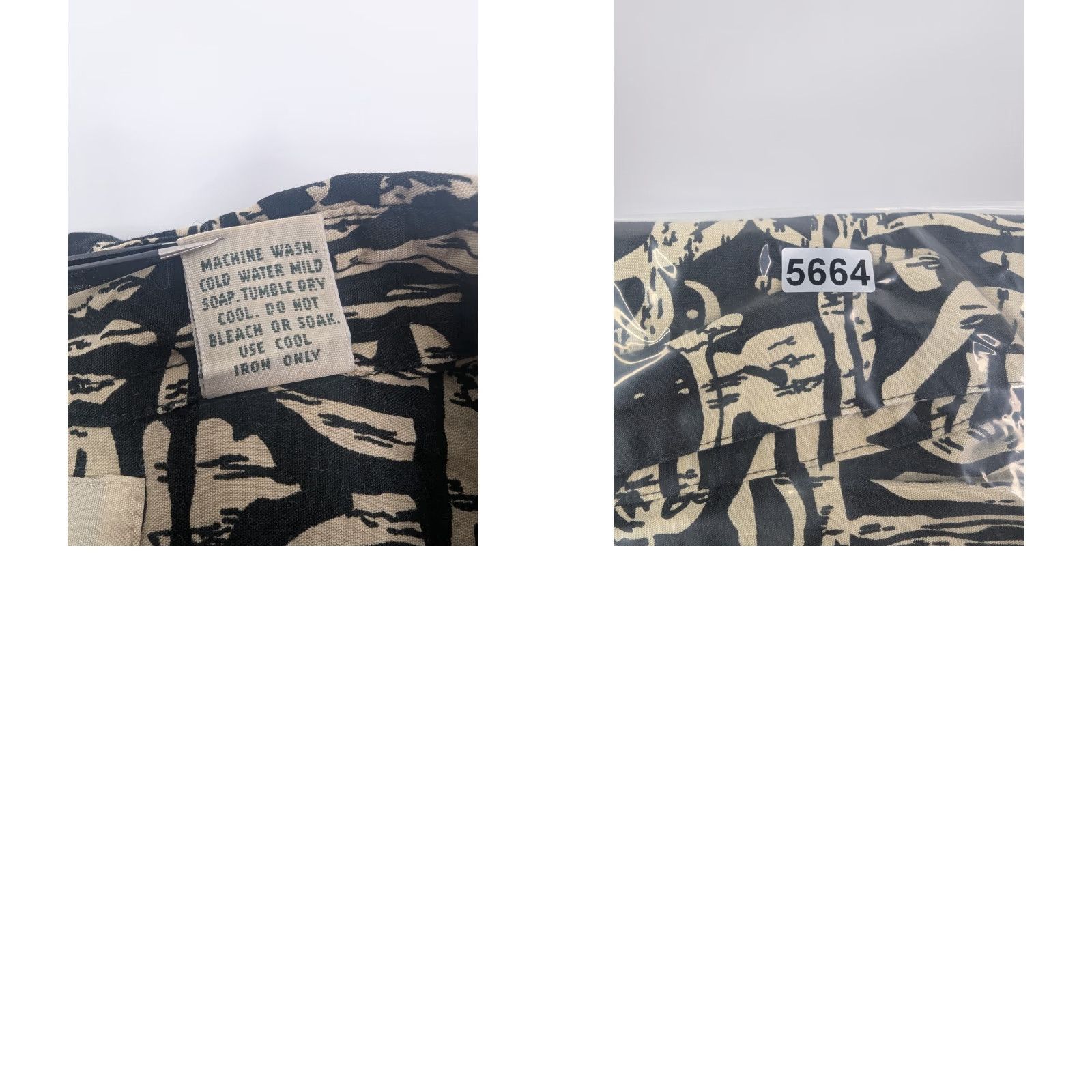Vintage VINTAGE Pau Hana Hawaiian Shirt Mens XL Black Beige Printed Short Sleeve Button Up Down Shirt Size US XL / EU 56 / 4 - 8 Thumbnail