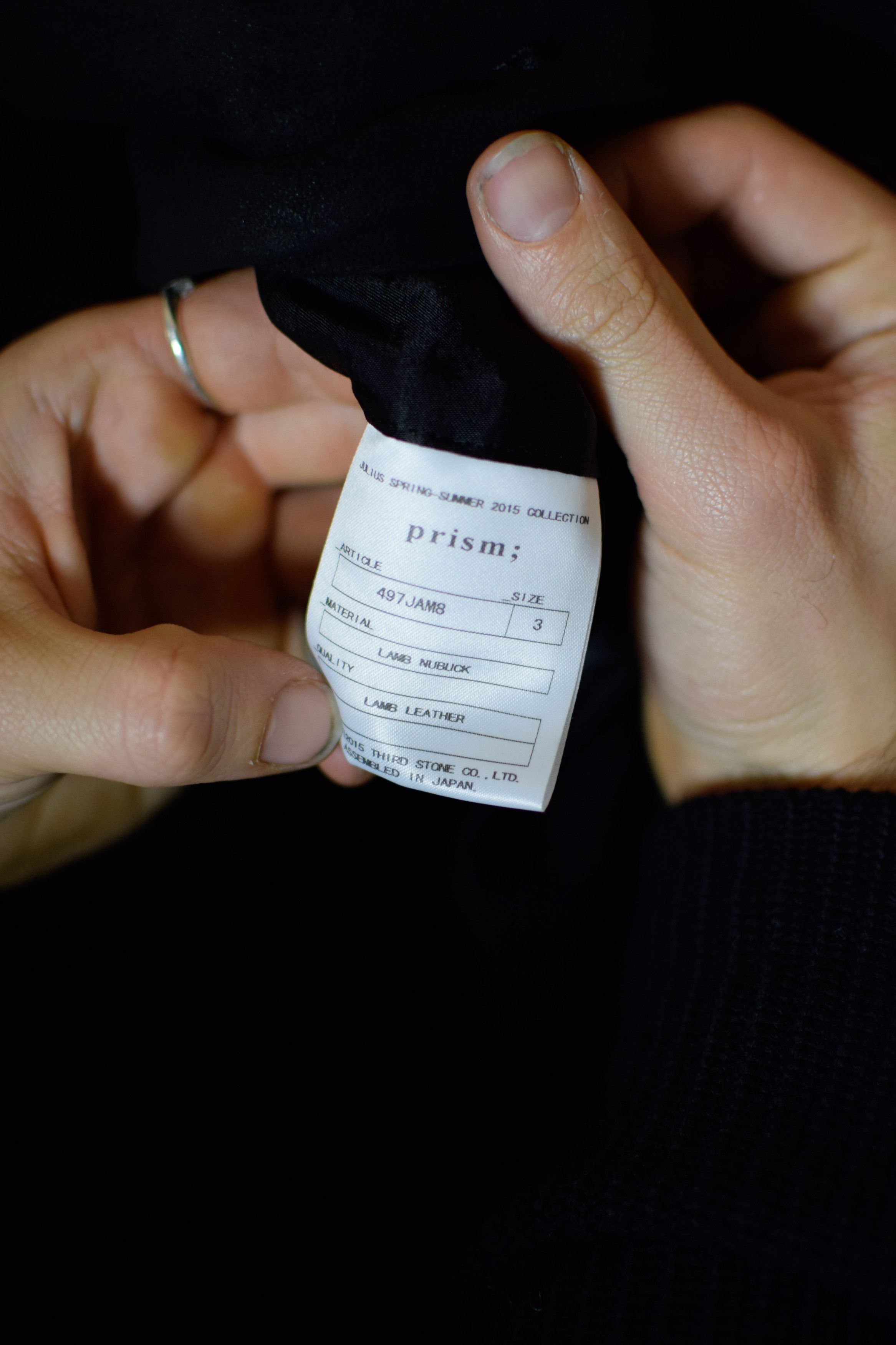 Julius Julius SS15 Prism Leather Blazer - 497JAM8 Size US L / EU 52-54 / 3 - 14 Thumbnail