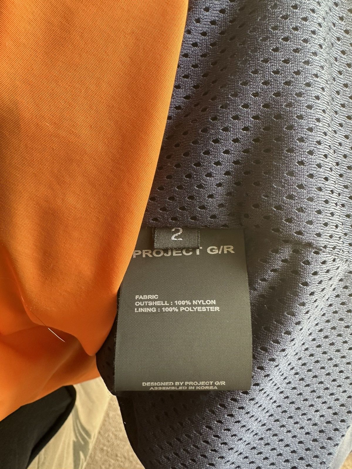 PROJECT G/R Project G/R Reversible Orange Navy Windbreaker 2 Size US L / EU 52-54 / 3 - 7 Thumbnail