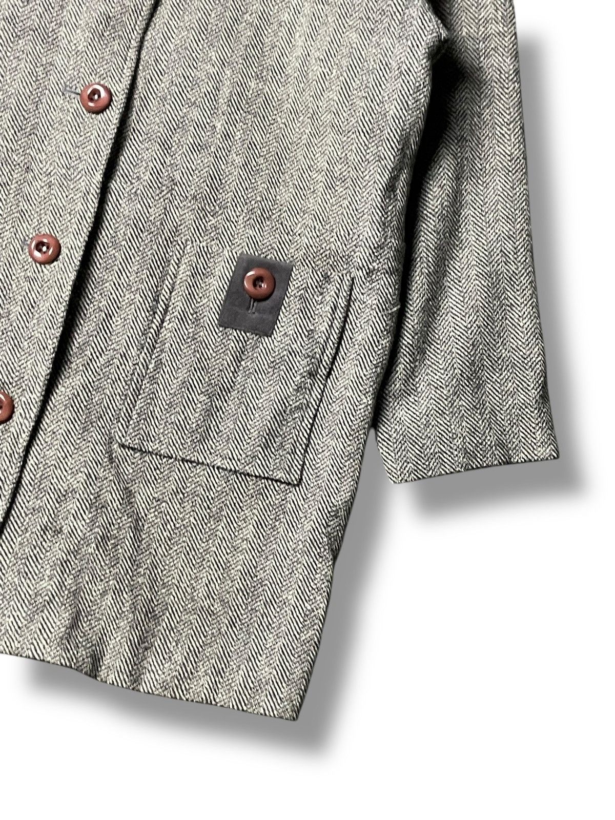 Japanese Brand × Vintage Japanese Brand Wool Tweed Fully Button Jacket (66) Size US S / EU 44-46 / 1 - 3 Thumbnail