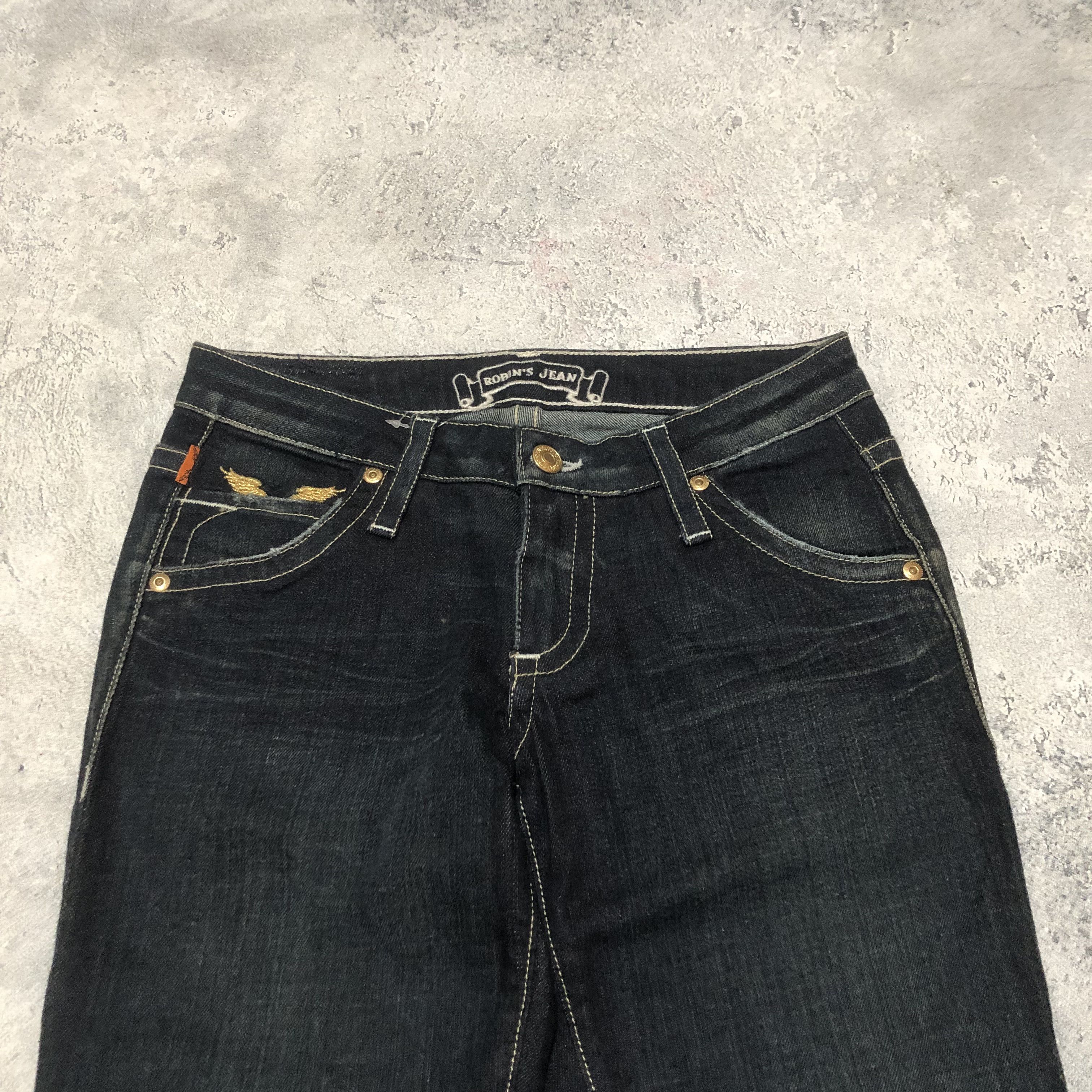 Robins Jeans Robins Jeans Gold Wings Denim Size 28" / US 6 / IT 42 - 4 Thumbnail
