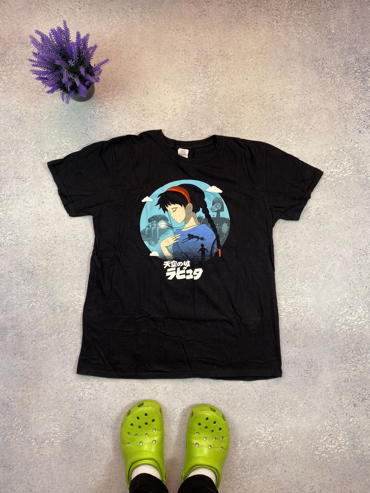 Anime Anima T-Shirt Castle In The Sky Size Large Size US L / EU 52-54 / 3 - 2 Thumbnail