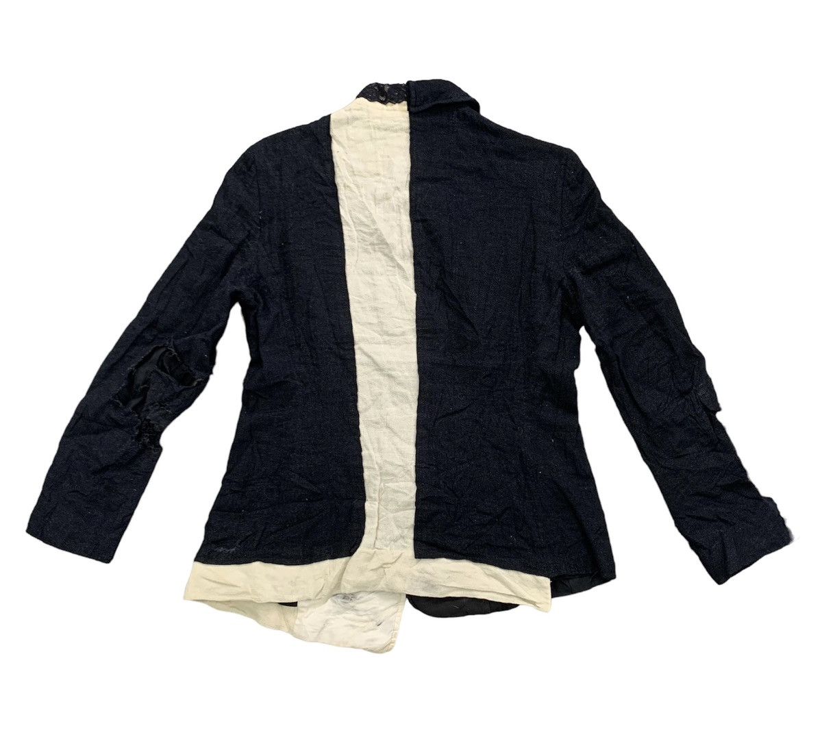 Moschino Rare Distress Constructed Design Moschino Wool Jacket Size L / US 10 / IT 46 - 2 Thumbnail