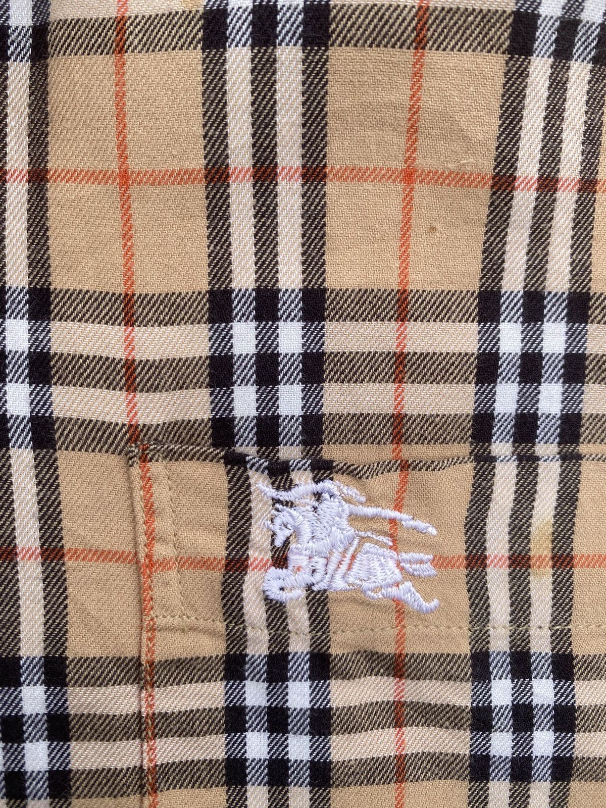 Burberry Rare Vintage Burberry Longsleeve Buttons Checkered Shirt Size US L / EU 52-54 / 3 - 10 Thumbnail