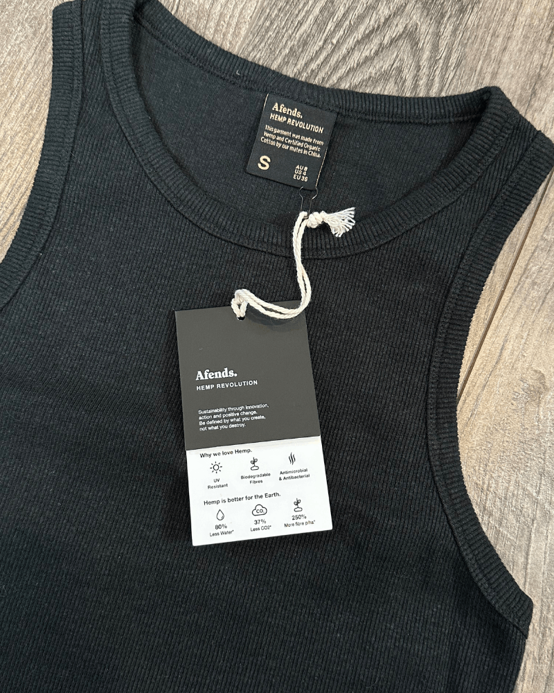 Afends NWT Afends - Lydia - Women's Hemp Ribbed Tank Top - Small Size S / US 4 / IT 40 - 2 Thumbnail