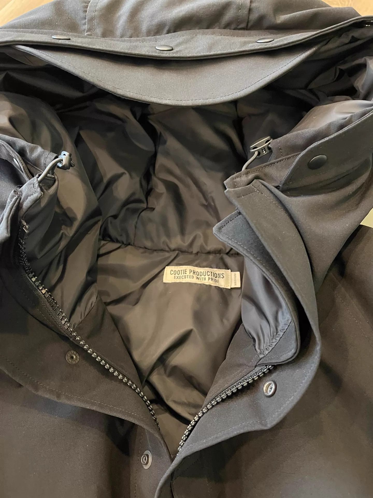 Other Cootie ECWCS Down Jacket Black M Mid-Length Full Down Fill Size US M / EU 48-50 / 2 - 6 Thumbnail