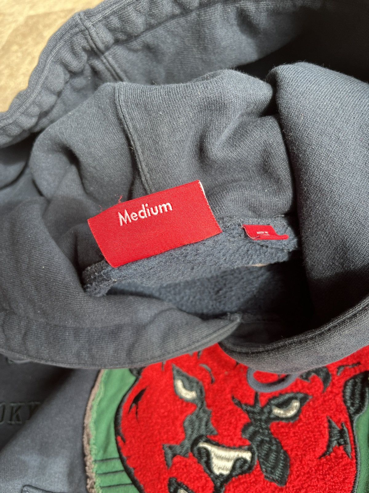 Supreme Supreme Washed Panther Hoodie FW 23 Size US M / EU 48-50 / 2 - 8 Thumbnail