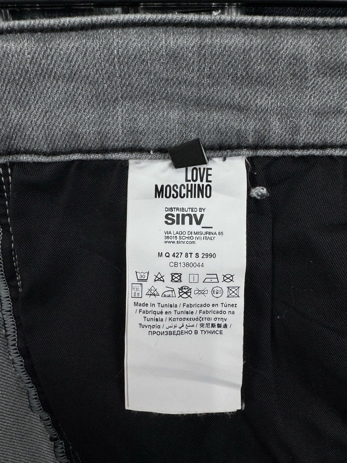 Moschino Love Moschino Men Distressed Gray Jeans Size 33 Size US 33 - 13 Thumbnail