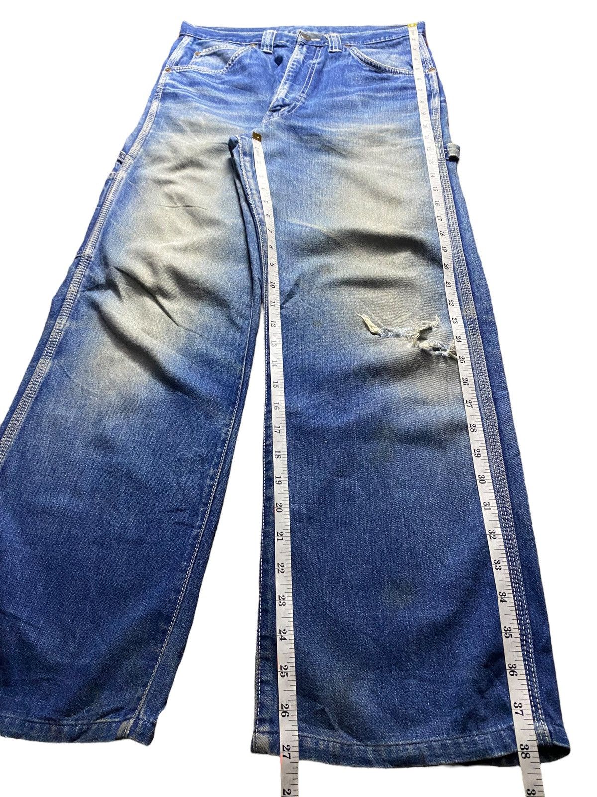 Big John Vintage Big John World Workers Carpenter Denim Jeans Size US 30 / EU 46 - 15 Thumbnail