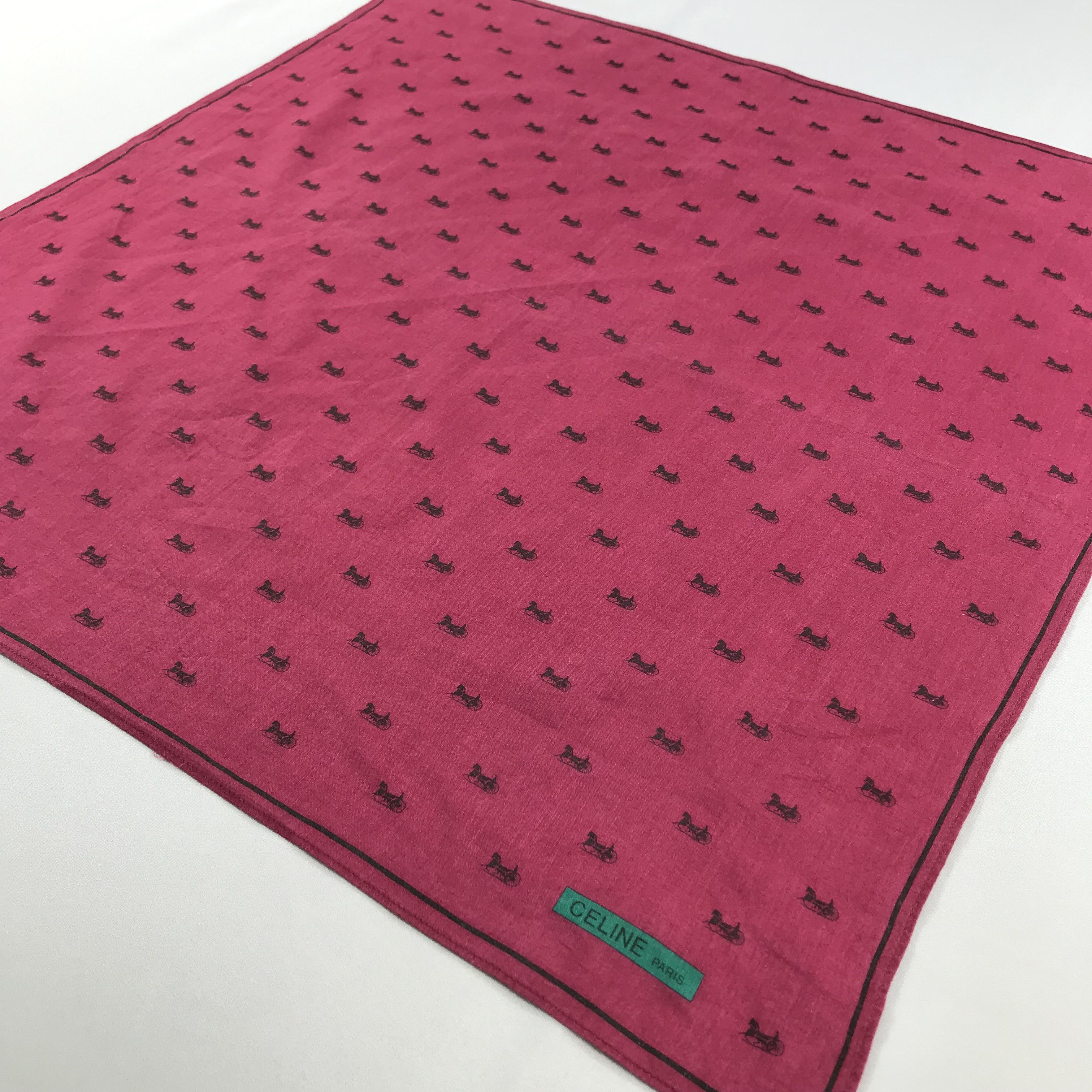 Celine × Vintage Celine Bandana / Handkerchief / Neckerchief - S2401 Size ONE SIZE - 2 Thumbnail