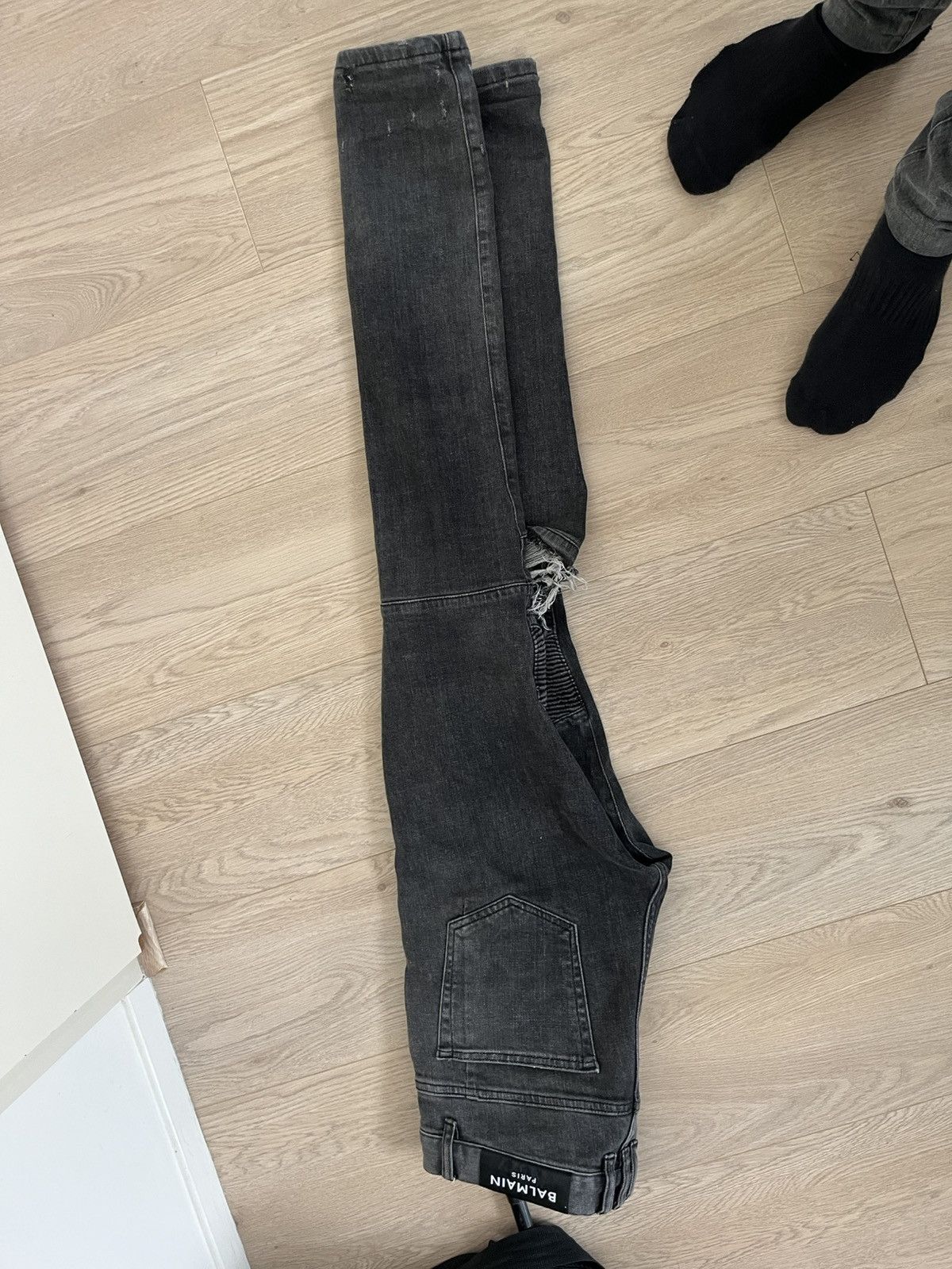 Balmain Balmain bikers Size US 30 / EU 46 - 2 Thumbnail