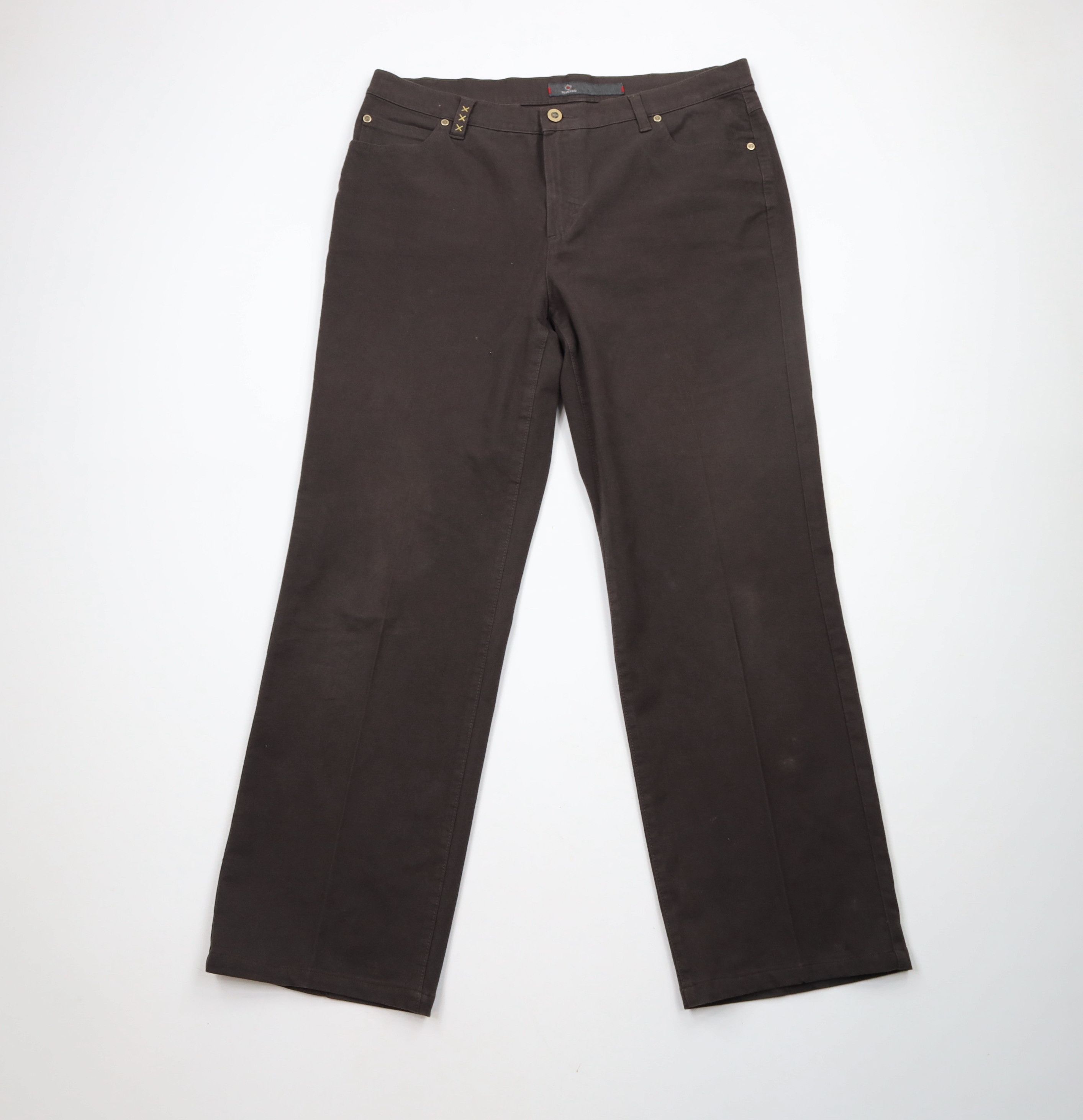 Vintage Vintage Y2K Streetwear Stretch Wide Leg Chino Pants Brown Size US 36 / EU 52 - 1 Thumbnail